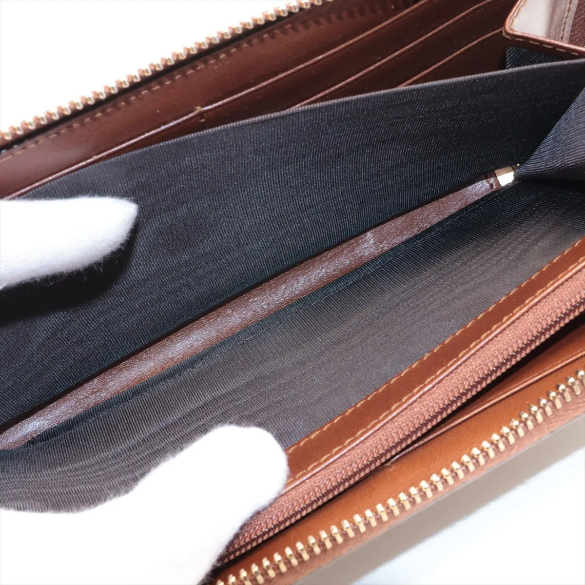 Gucci Zippy Wallet GG Supreme Brown 3495