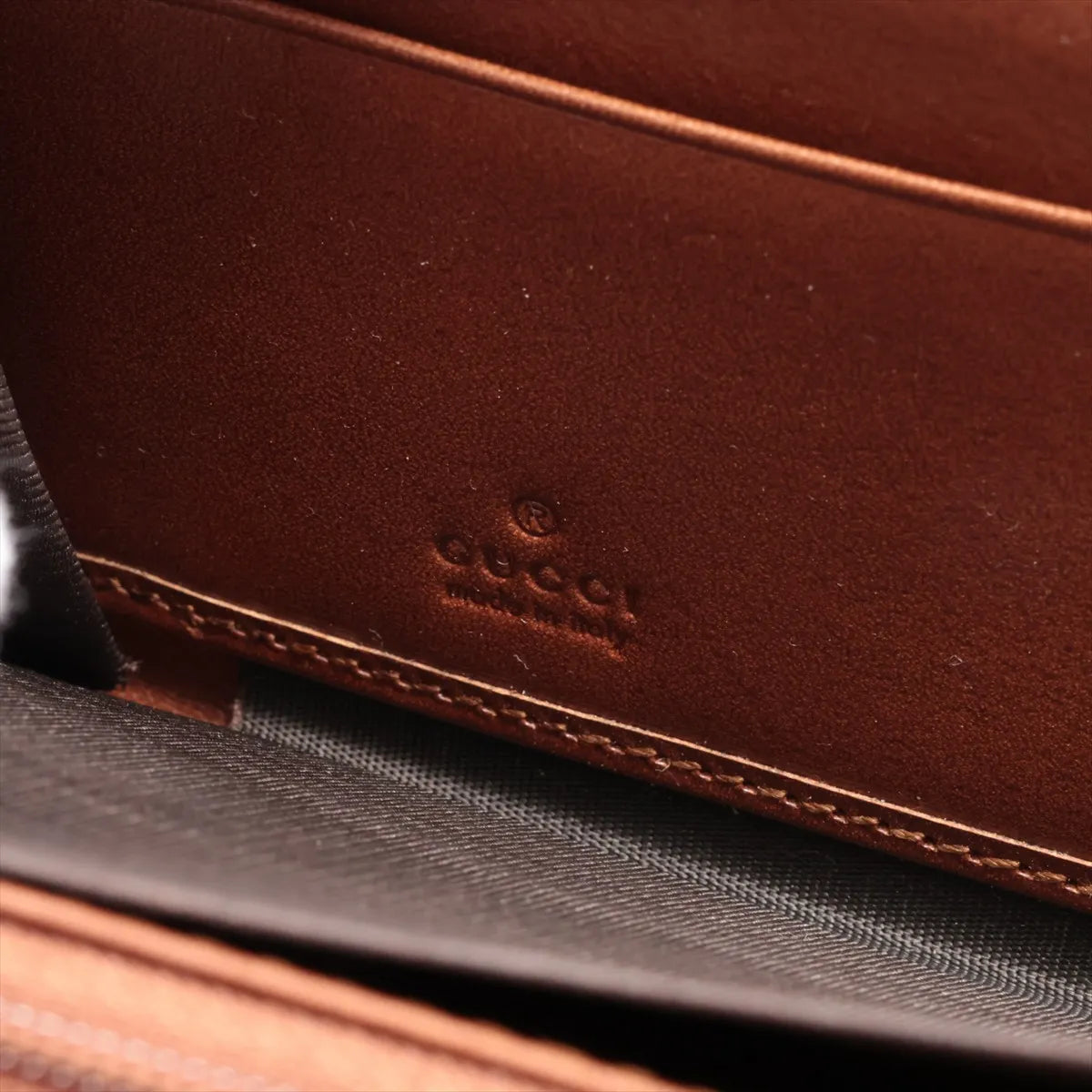 Gucci Zippy Wallet GG Supreme Brown 3495