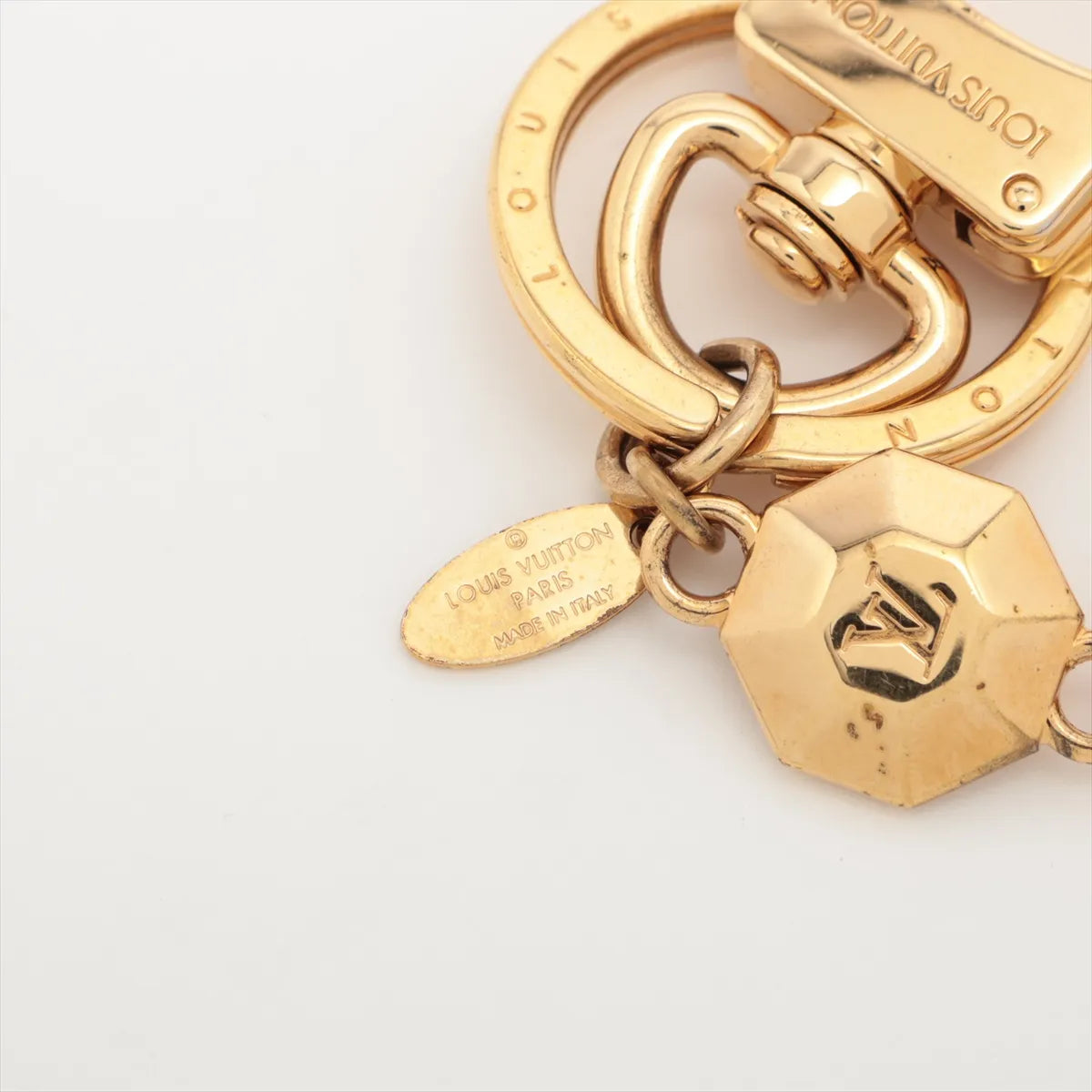 Louis Vuitton Porto Cure LV Bag Key Charm Gold 3136