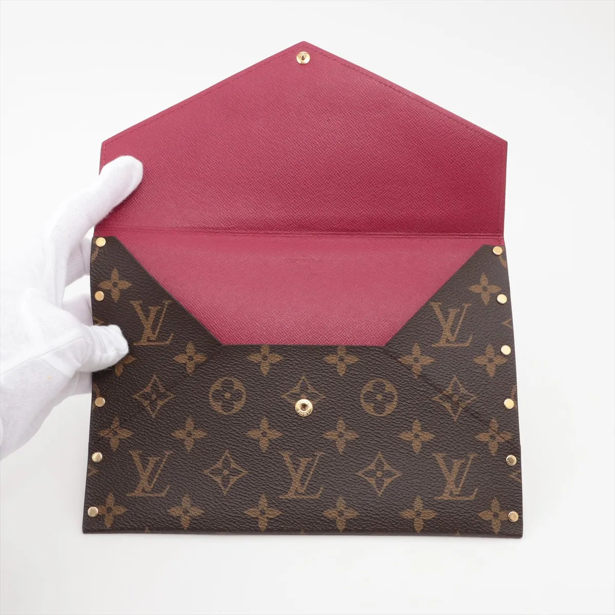 Louis Vuitton Rivets Envelope Clutch Monogram 3139