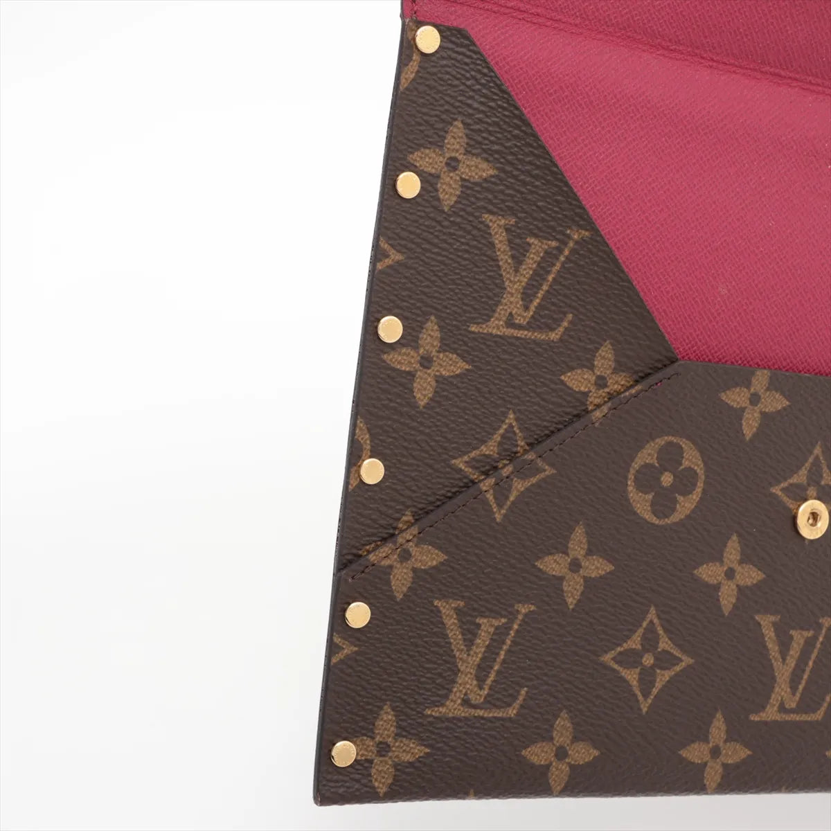 Louis Vuitton Rivets Envelope Clutch Monogram 3139