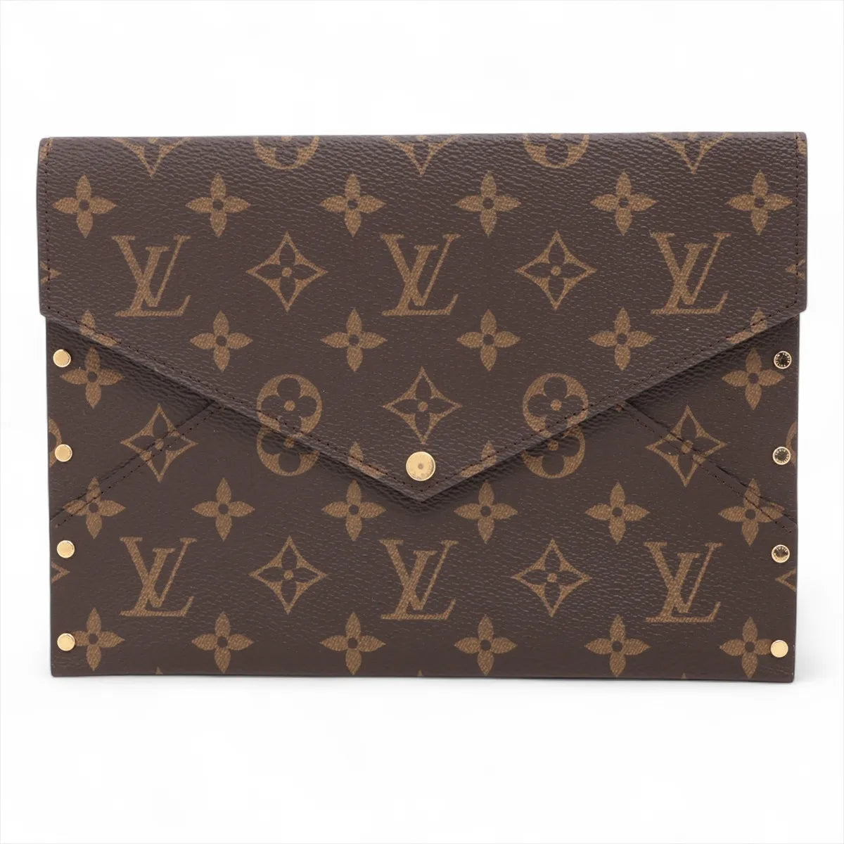 Louis Vuitton Rivets Envelope Clutch Monogram 3139