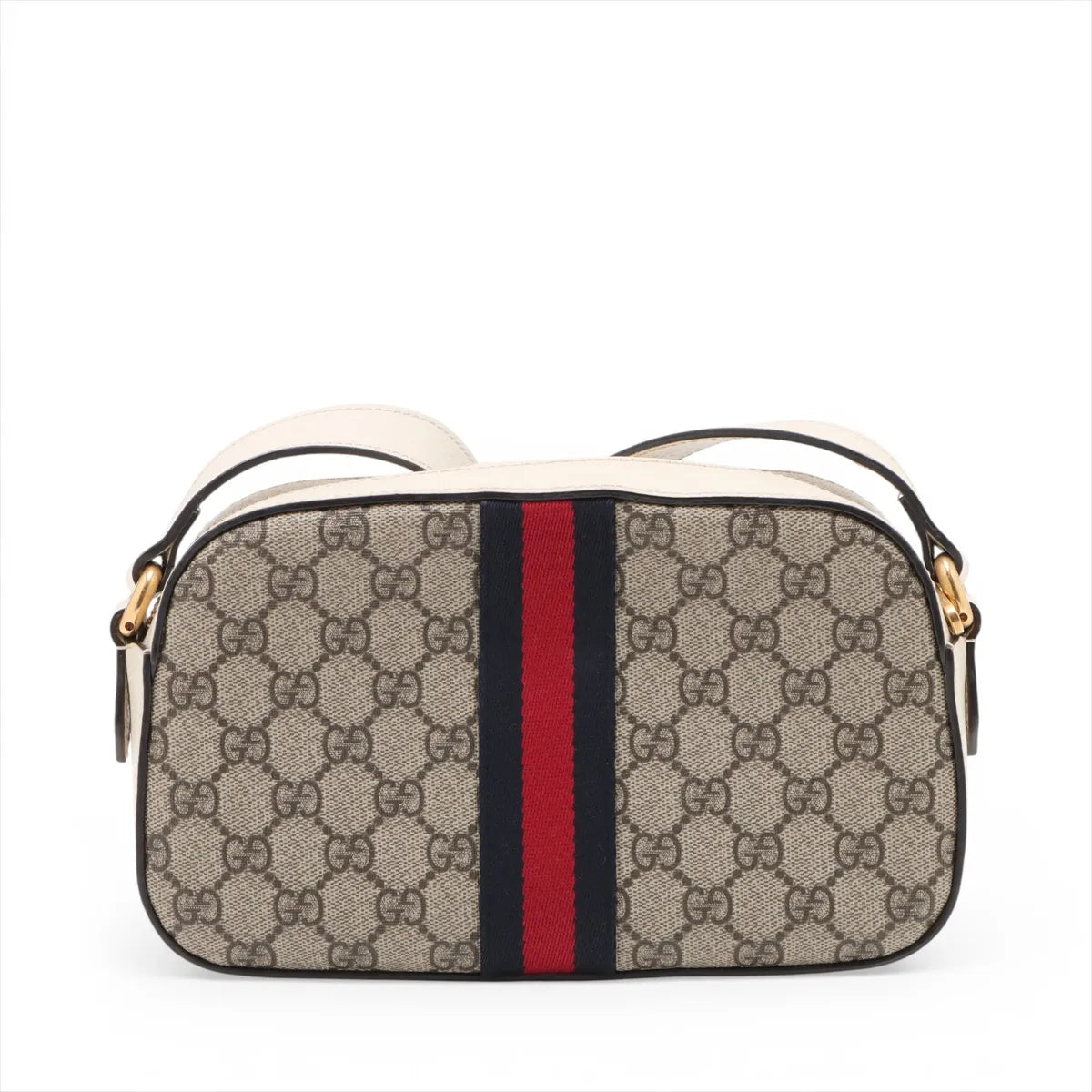 Gucci Ophidia Camera Crossbody Shoulder Bag GG Supreme Beige 3471