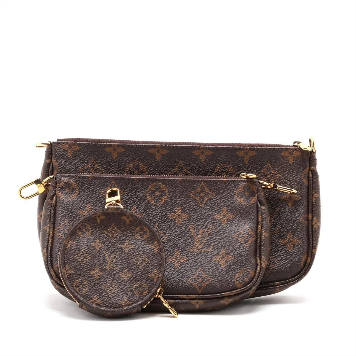 Louis Vuitton Multi Pochette Accessoires Monogram Khaki Green 3474
