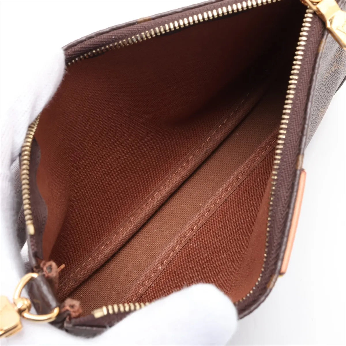 Louis Vuitton Multi Pochette Accessoires Monogram Khaki Green 3474