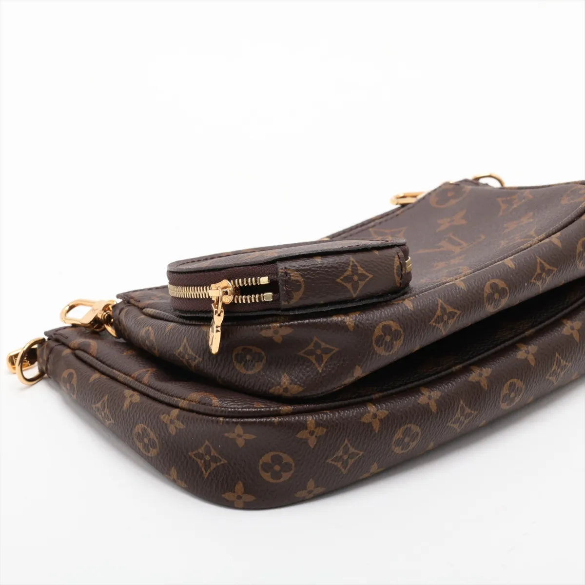 Louis Vuitton Multi Pochette Accessoires Monogram Khaki Green 3474