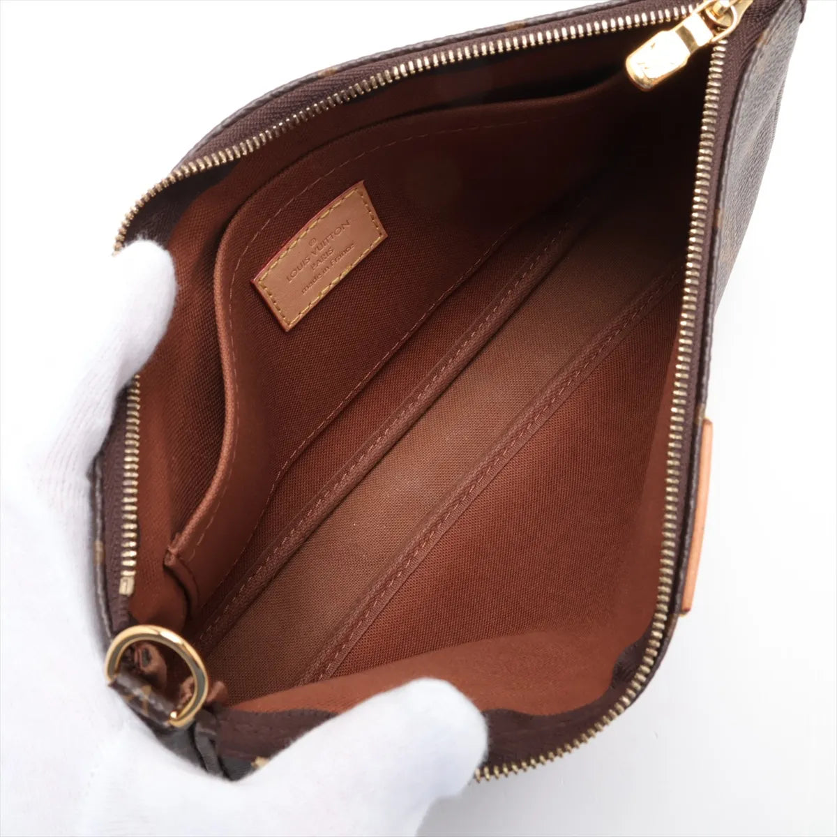 Louis Vuitton Multi Pochette Accessoires Monogram Khaki Green 3474