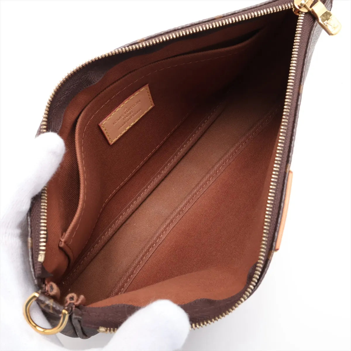 Louis Vuitton Multi Pochette Accessoires Monogram Khaki Green 3474