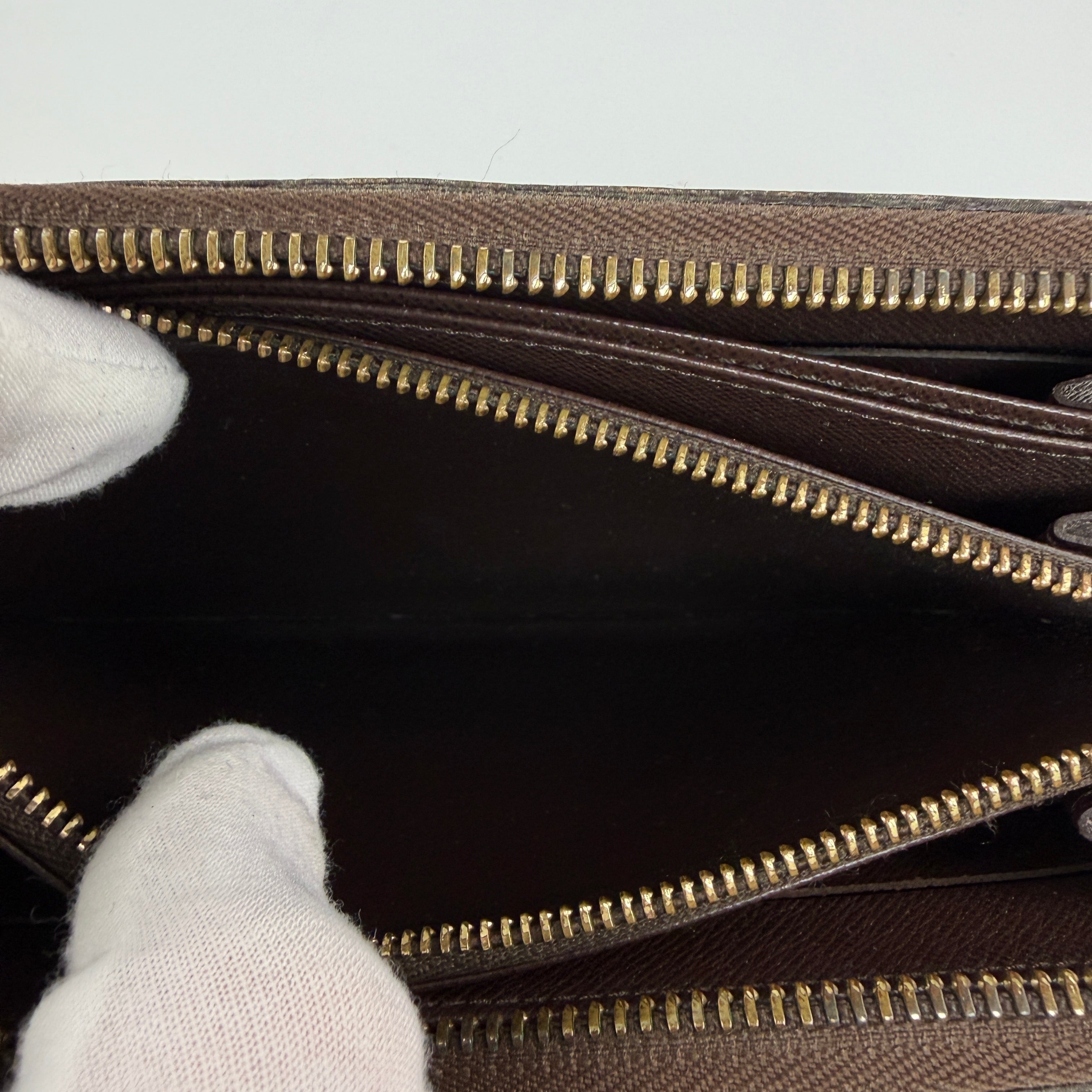 Louis Vuitton Zippy Wallet Damier Ebene 2477