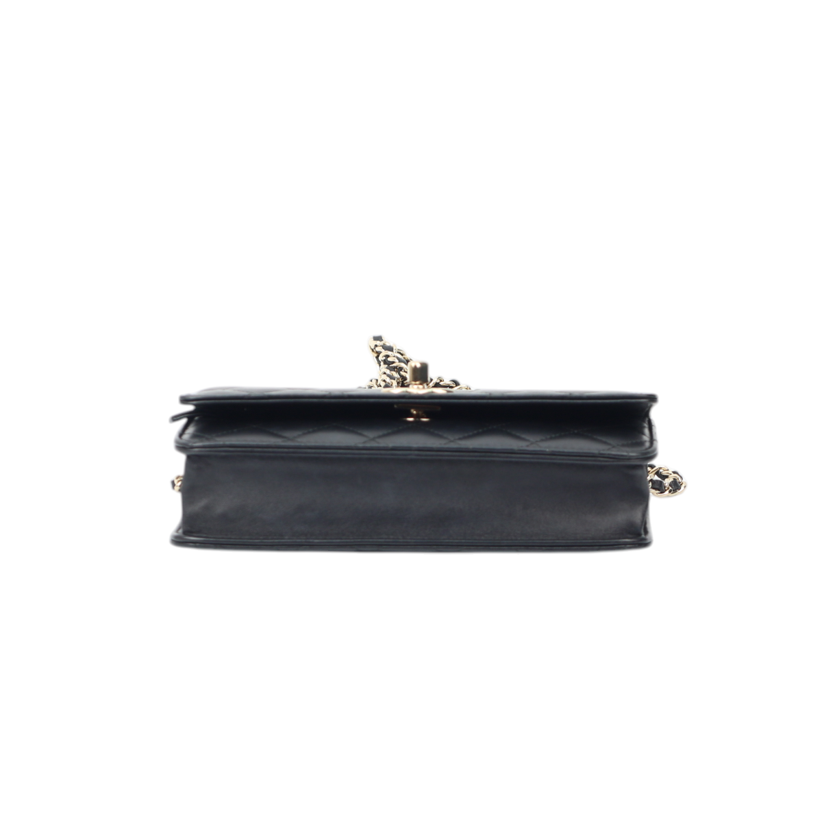 Chanel Trendy WOC Black Lambskin GHW (Full Set) 3153