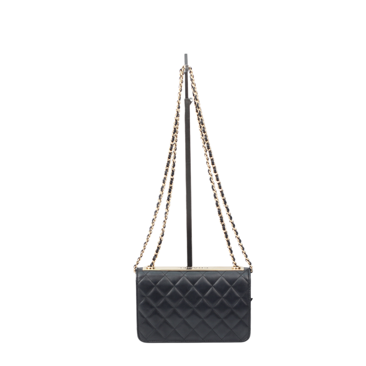 Chanel Trendy WOC Black Lambskin GHW (Full Set) 3153