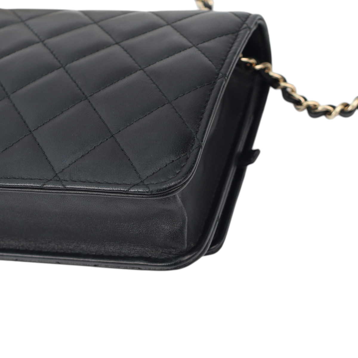Chanel Trendy WOC Black Lambskin GHW (Full Set) 3153