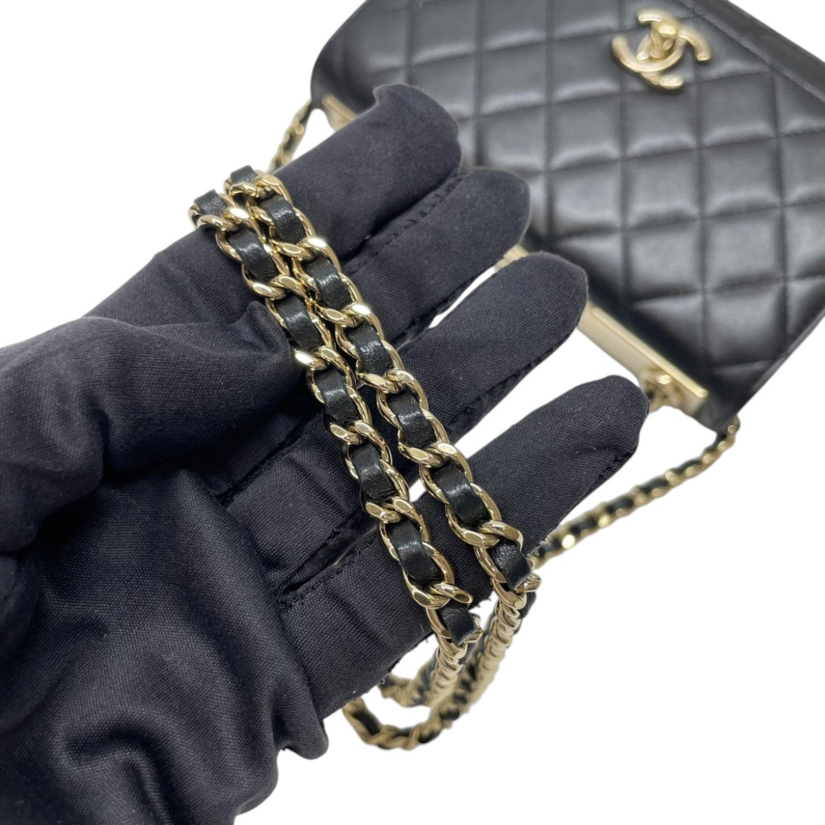 Chanel Trendy WOC Black Lambskin 3028