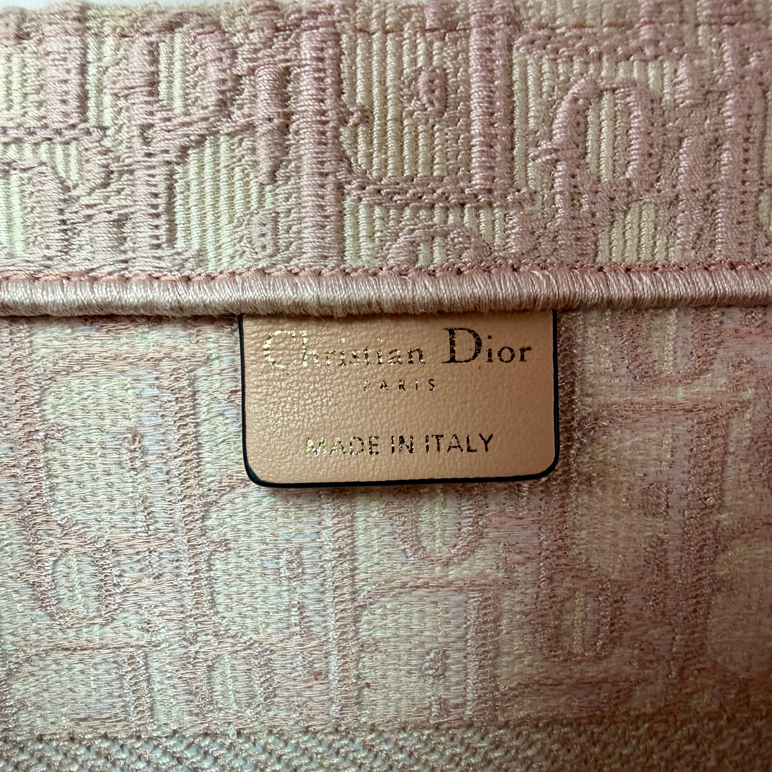 Dior Medium Book Tote Pink Oblique