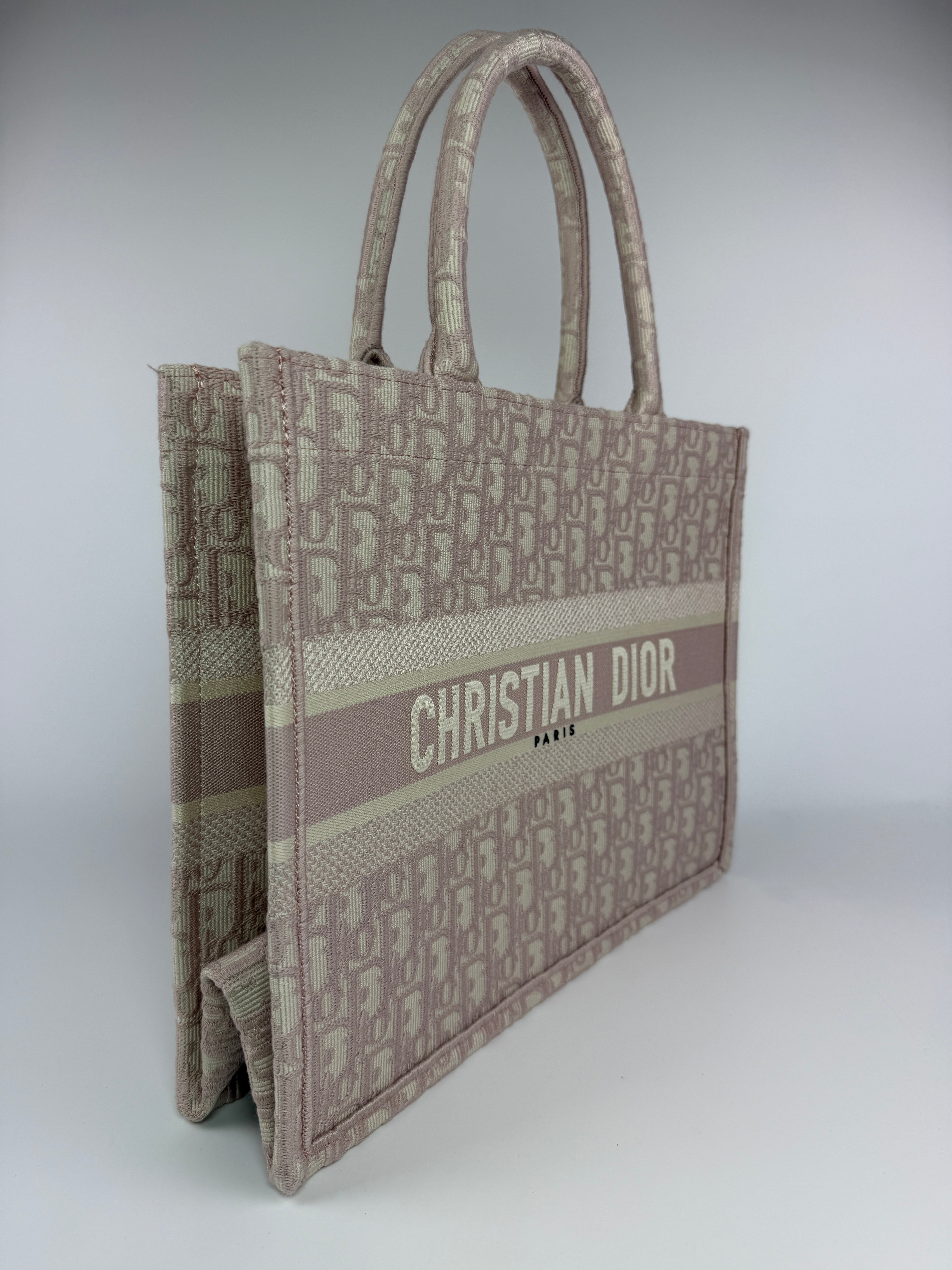 Dior Medium Book Tote Pink Oblique
