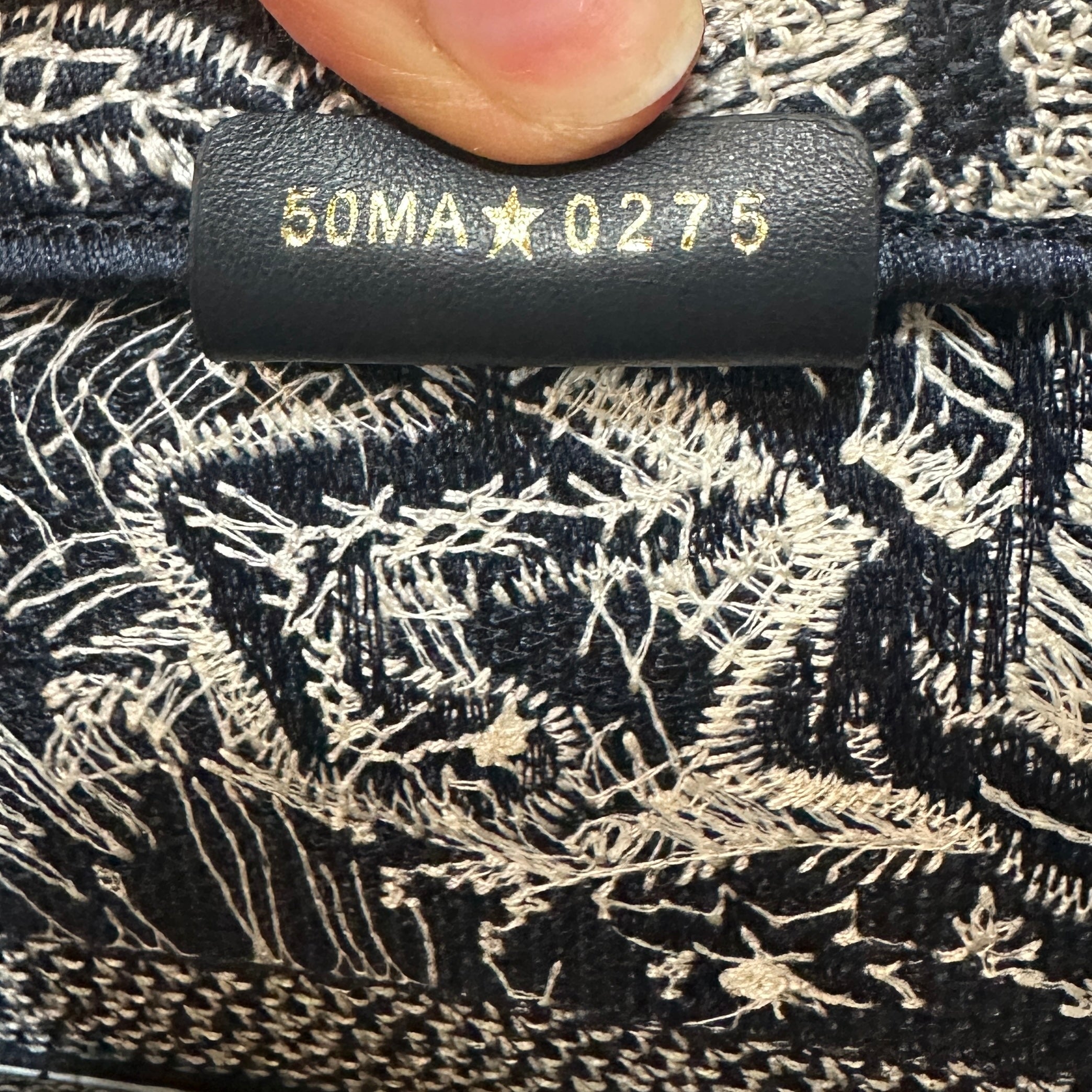 Dior Medium Book Tote Navy Toile de Jouy