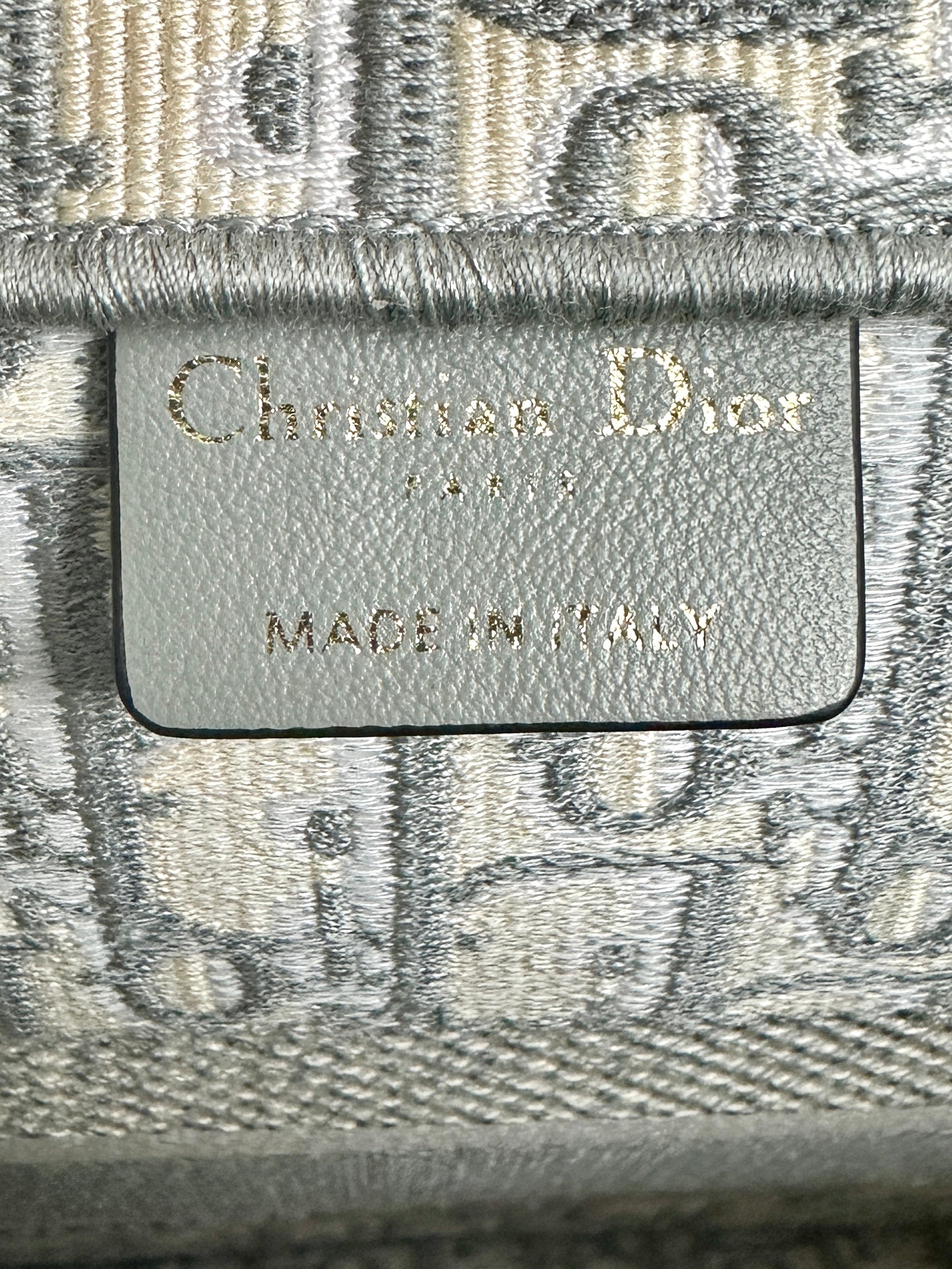 Dior Medium Book Tote Grey Oblique