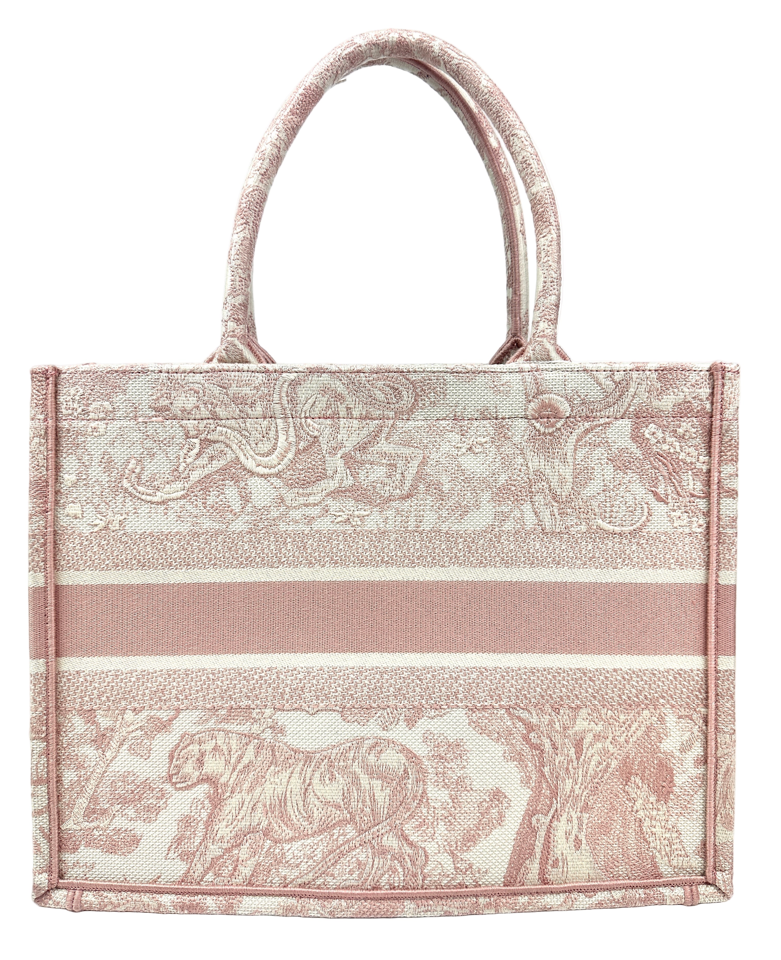 Dior Medium Book Tote Pink Toile de Jouy