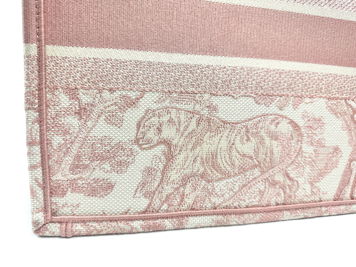 Dior Medium Book Tote Pink Toile de Jouy
