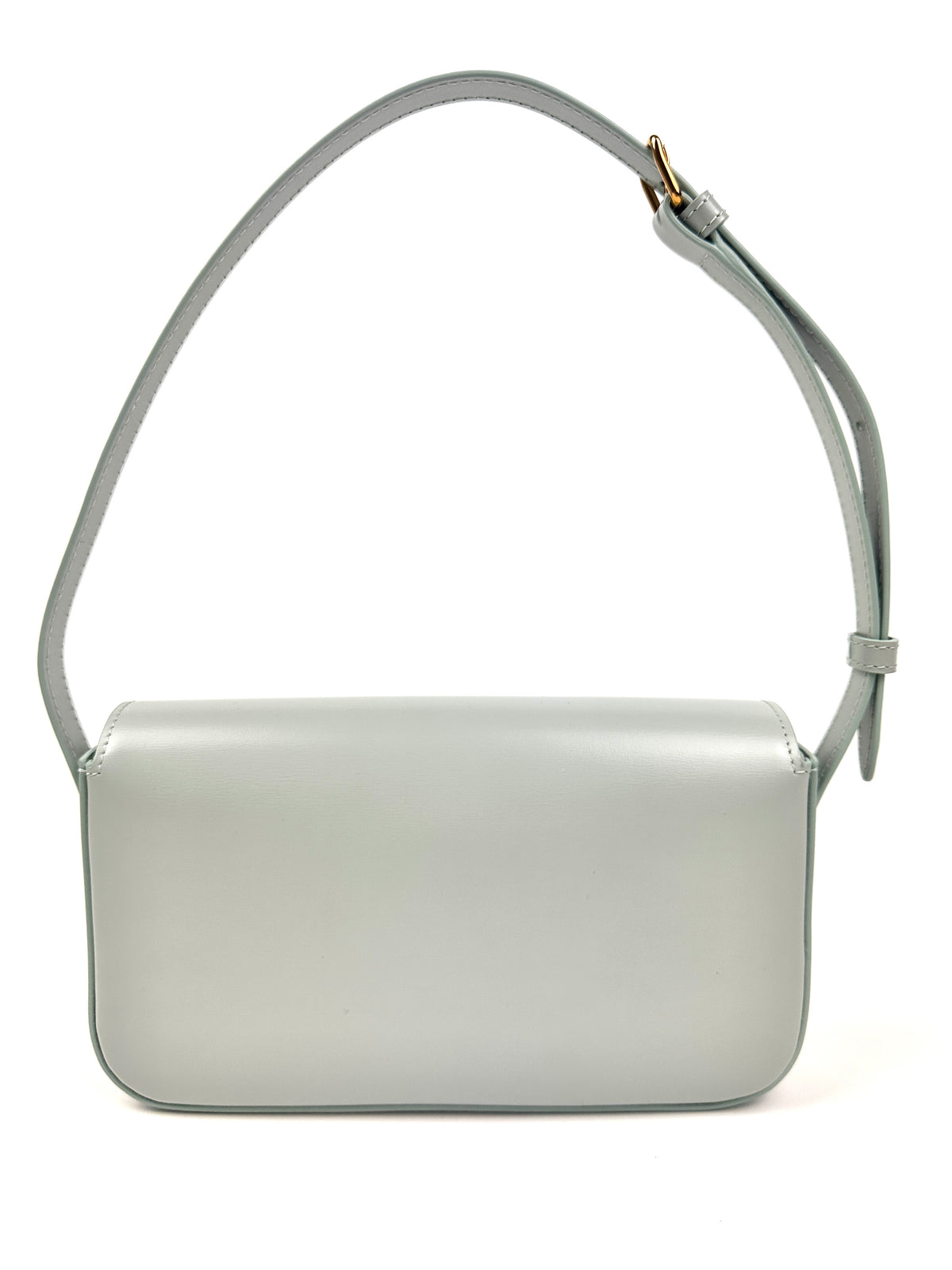 Celine Claude Shoulder Bag Soft Blue