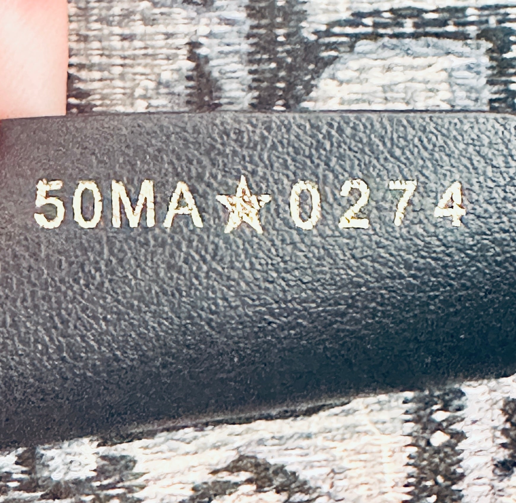 Dior Saddle Bag Navy Blue Oblique Embroidery