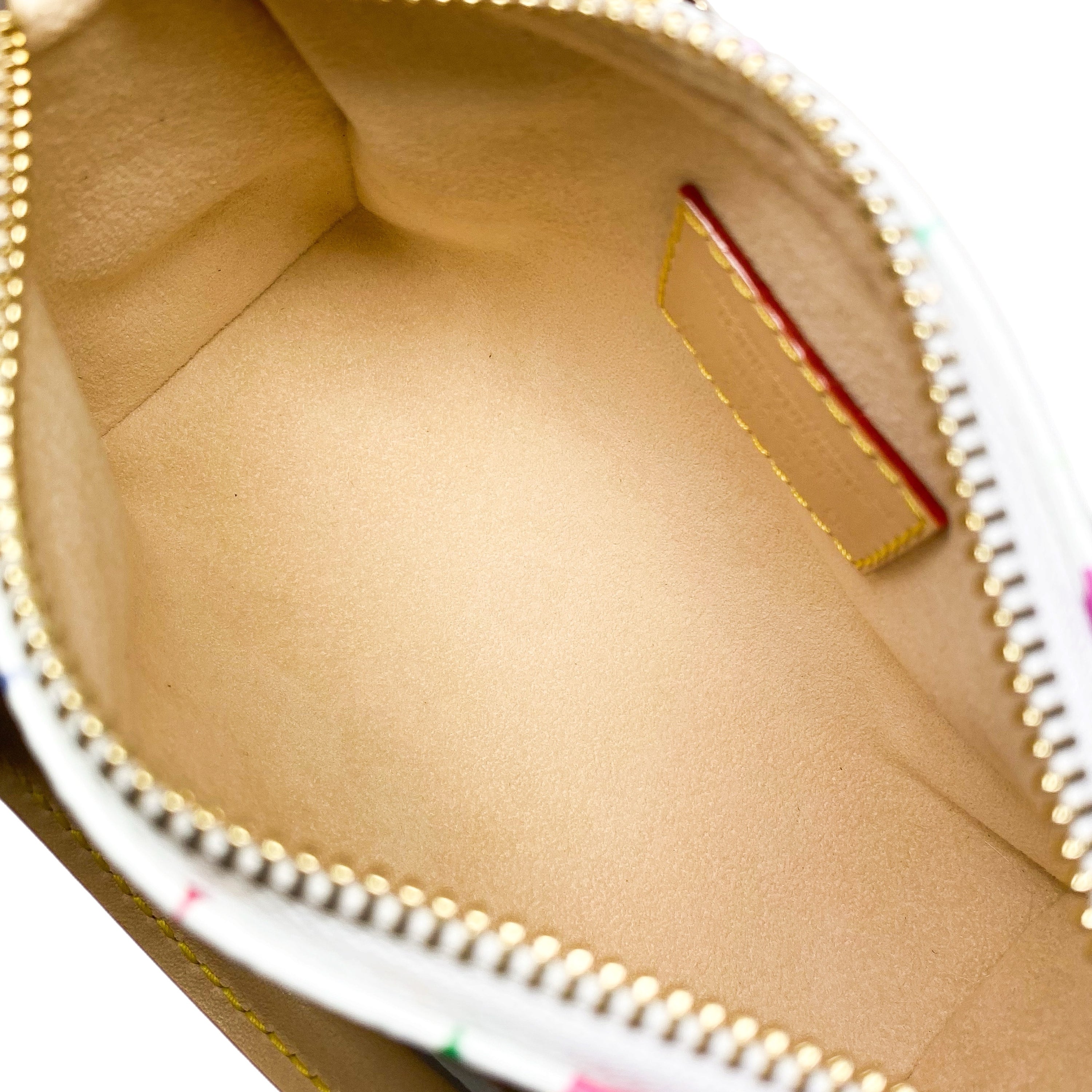 Louis Vuitton Nano Speedy LV x TM Murakami White Multicolor