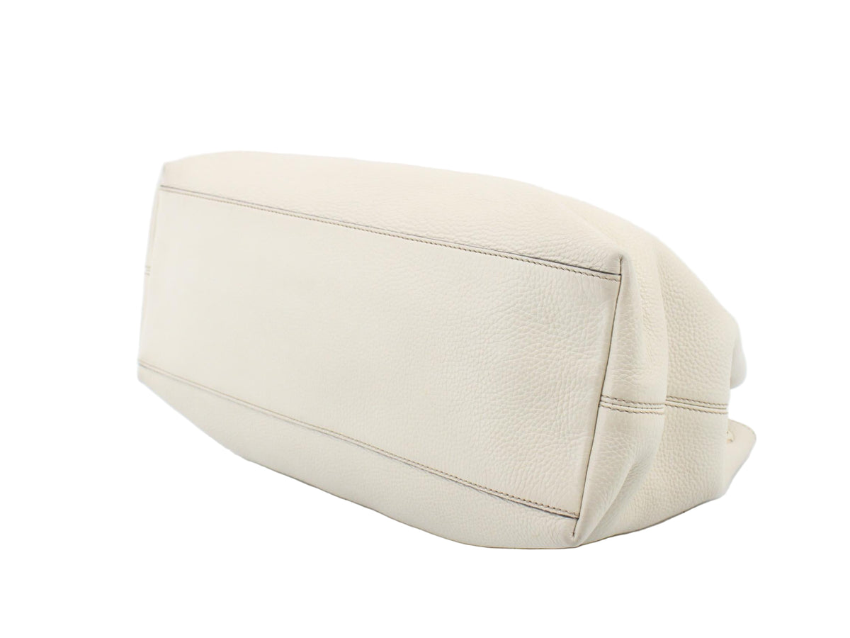Gucci Soho Chain Shoulder Bag Cream Leather 2916