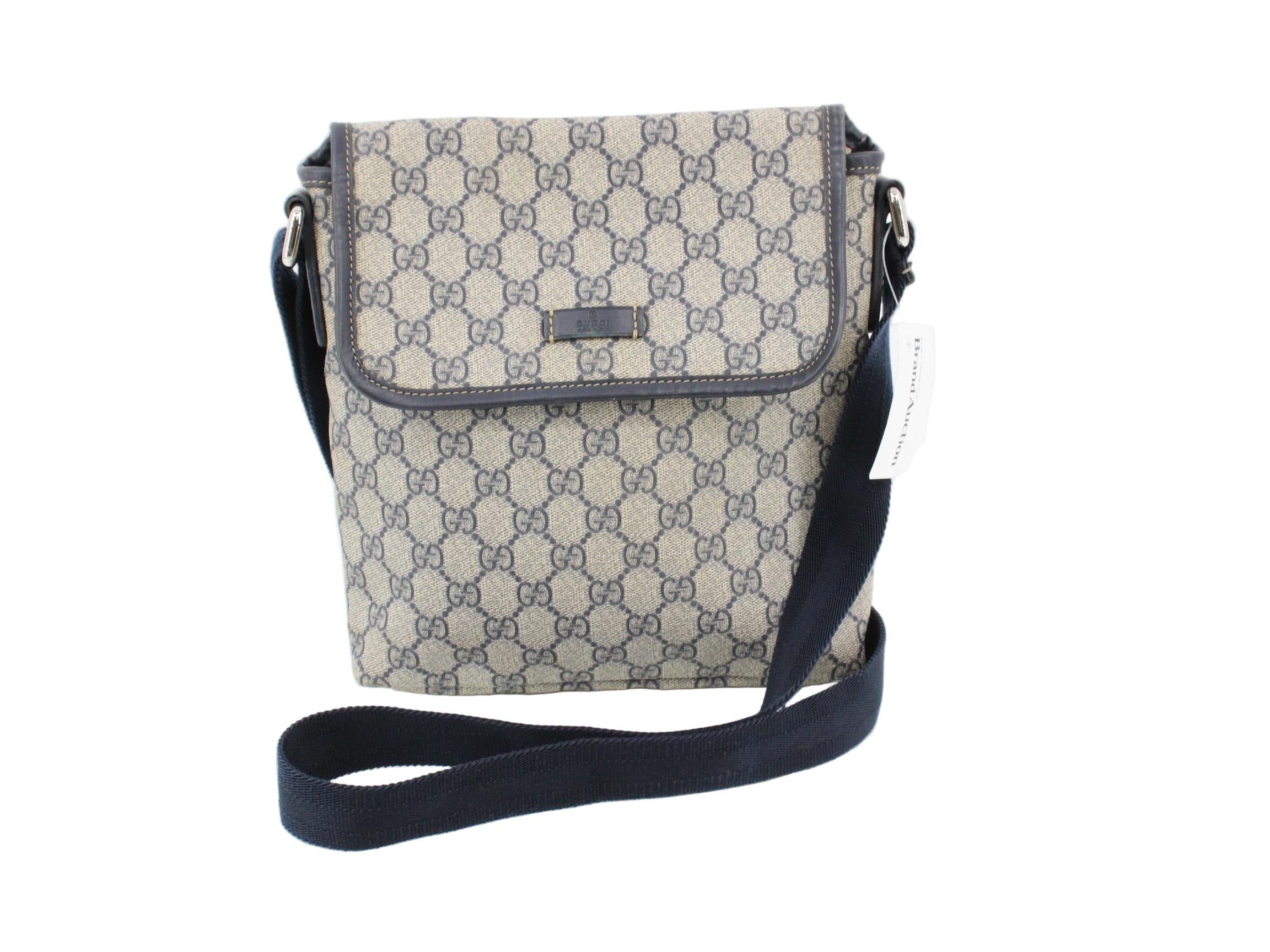 Gucci GG Supreme Navy Shoulder Bag 2917