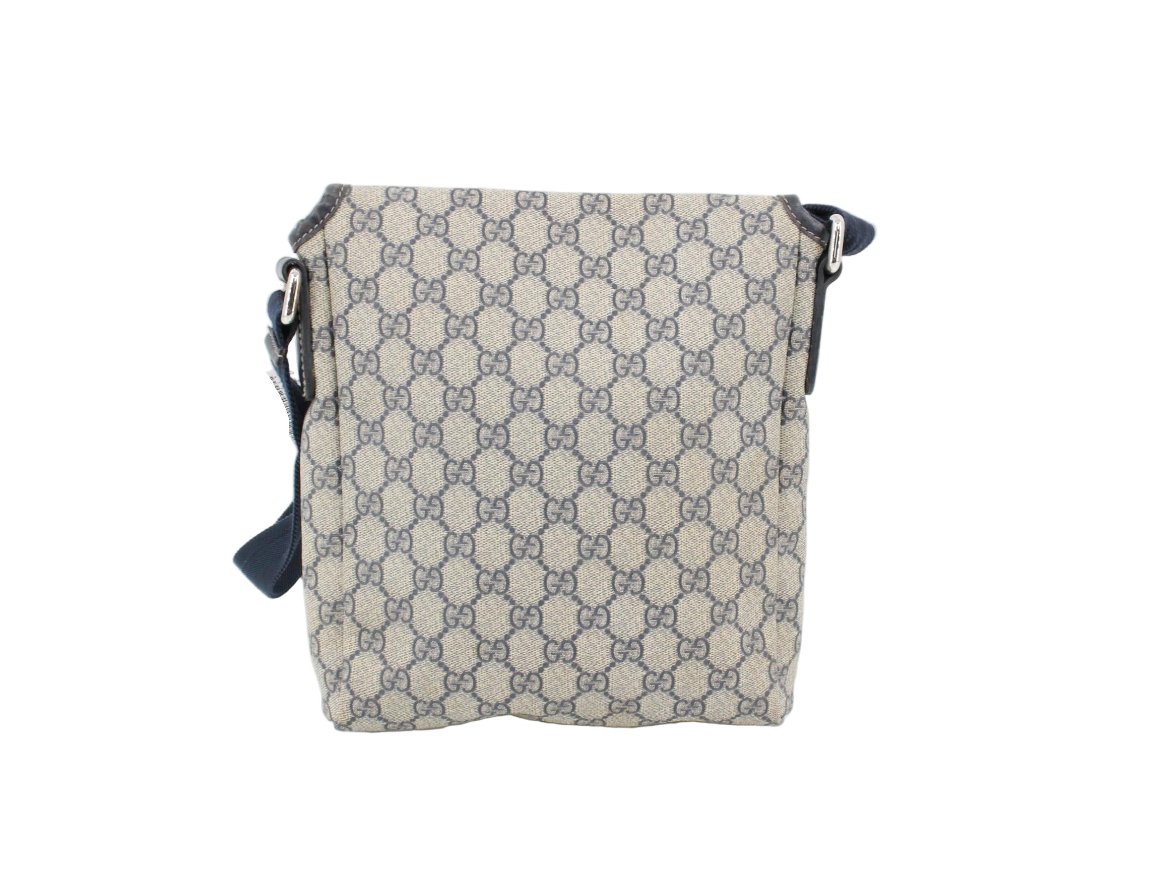 Gucci GG Supreme Navy Shoulder Bag 2917
