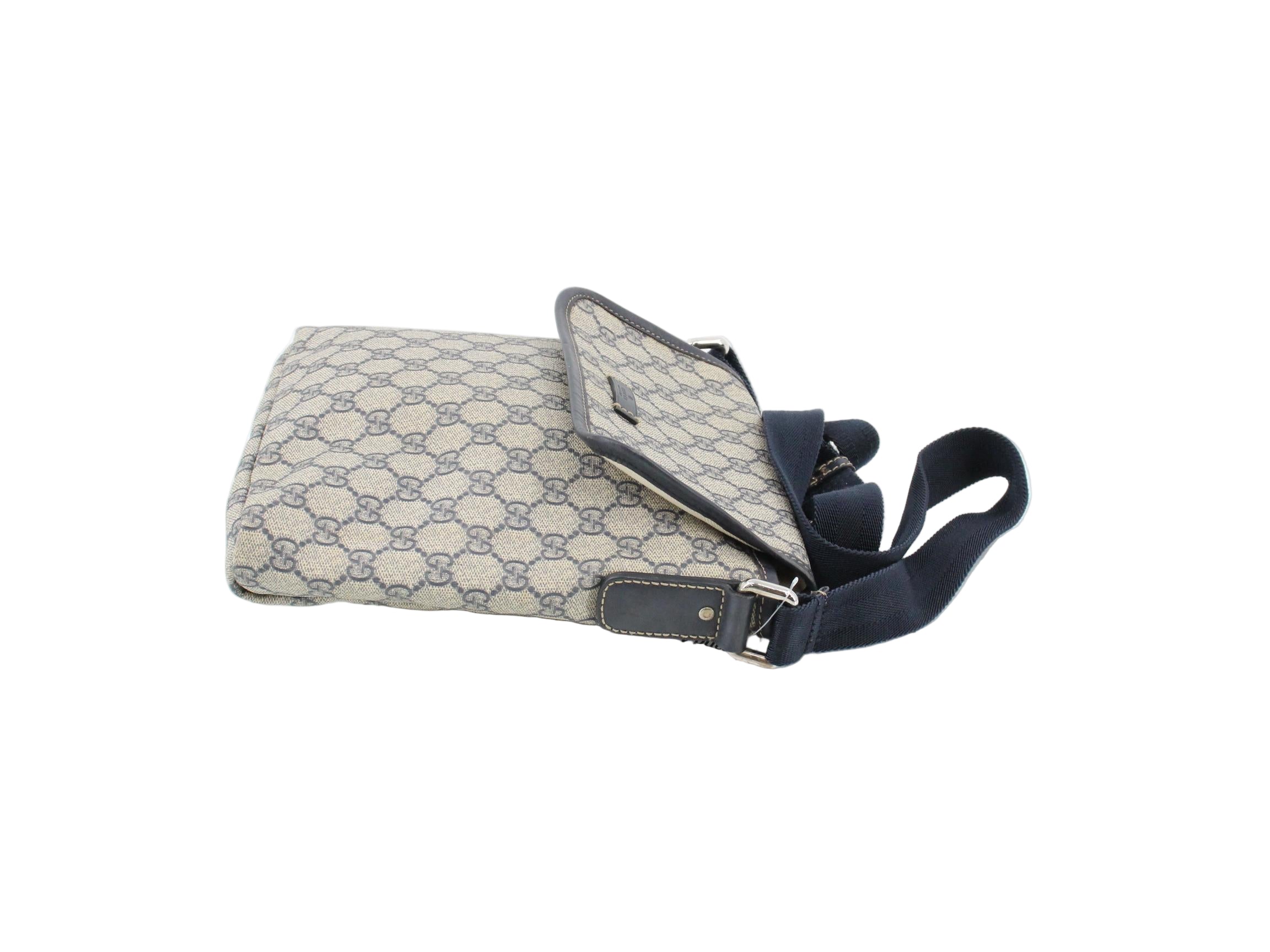 Gucci GG Supreme Navy Shoulder Bag 2917