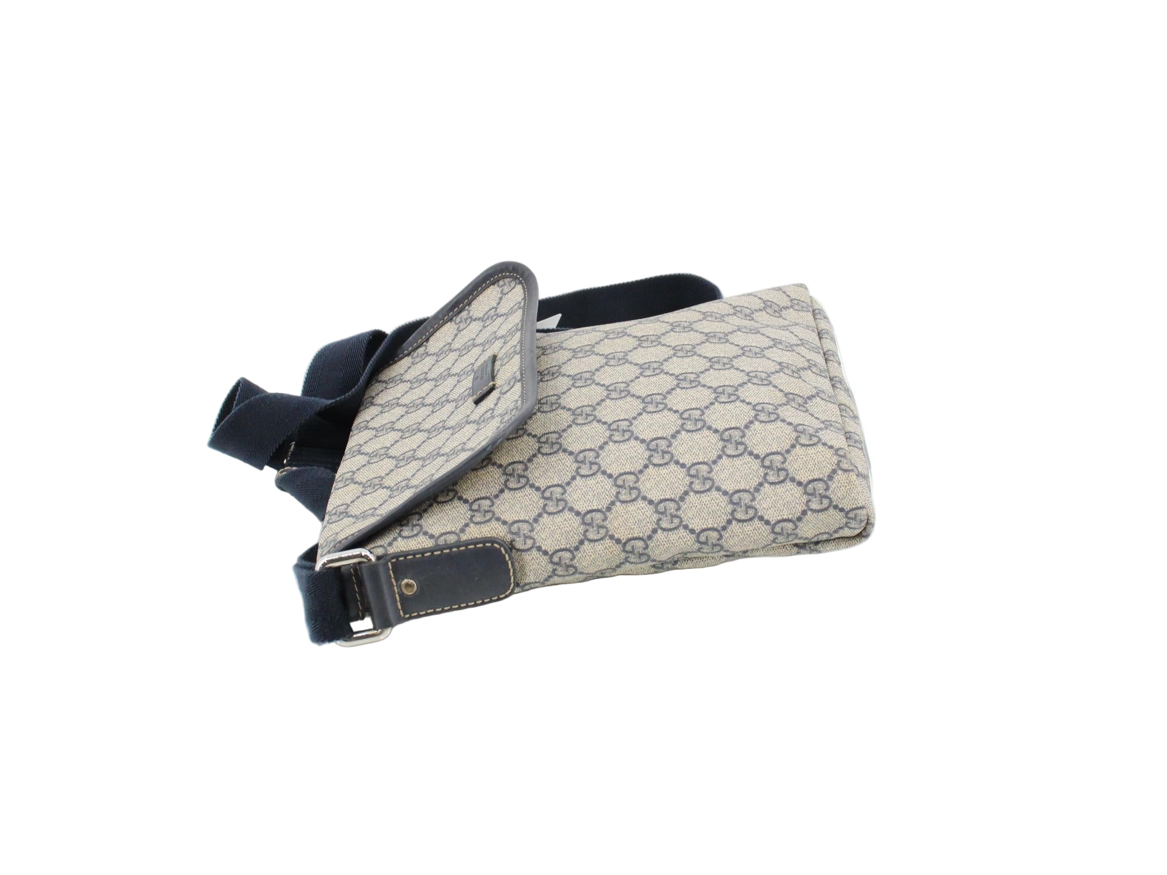 Gucci GG Supreme Navy Shoulder Bag 2917