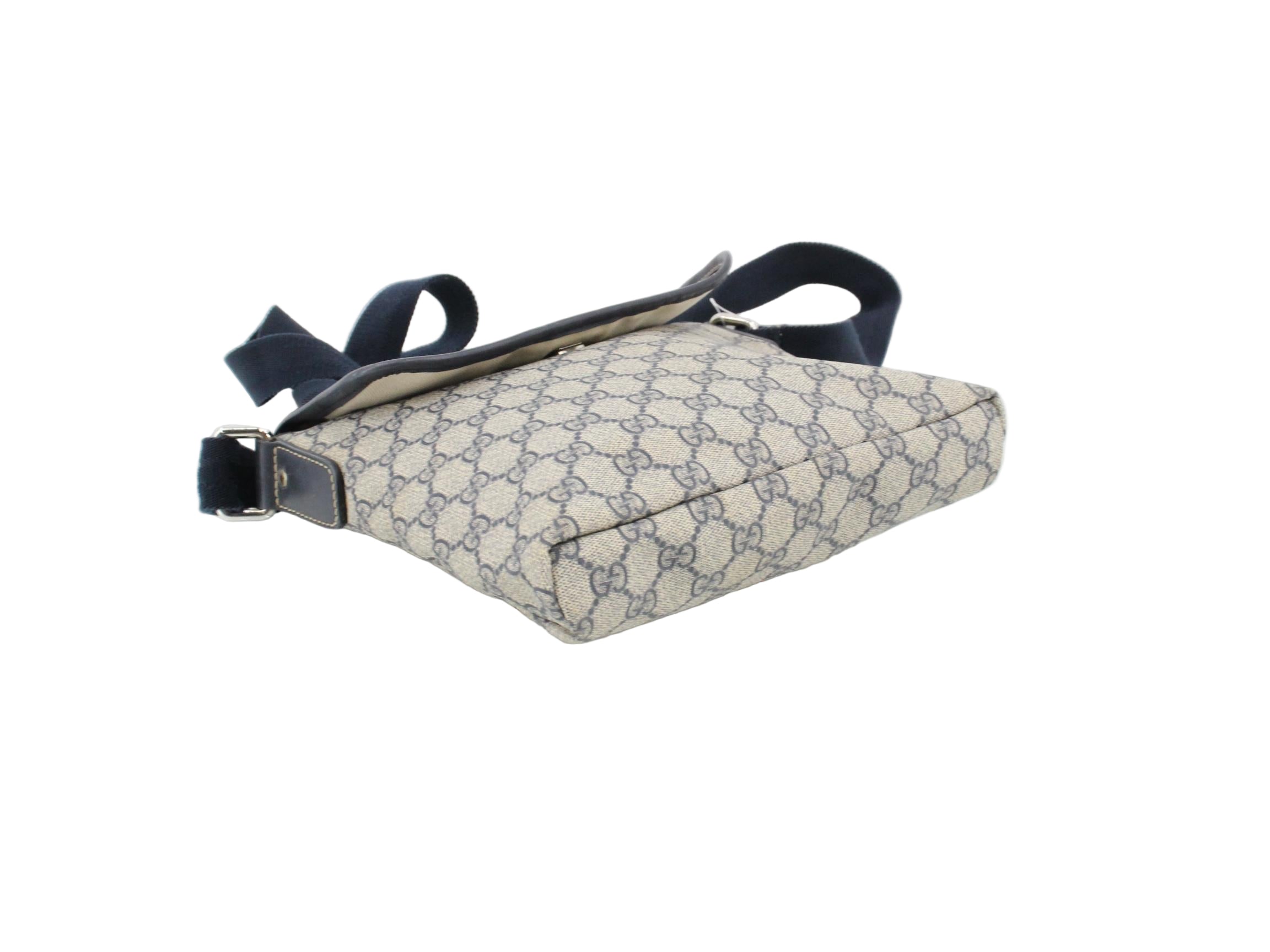 Gucci GG Supreme Navy Shoulder Bag 2917