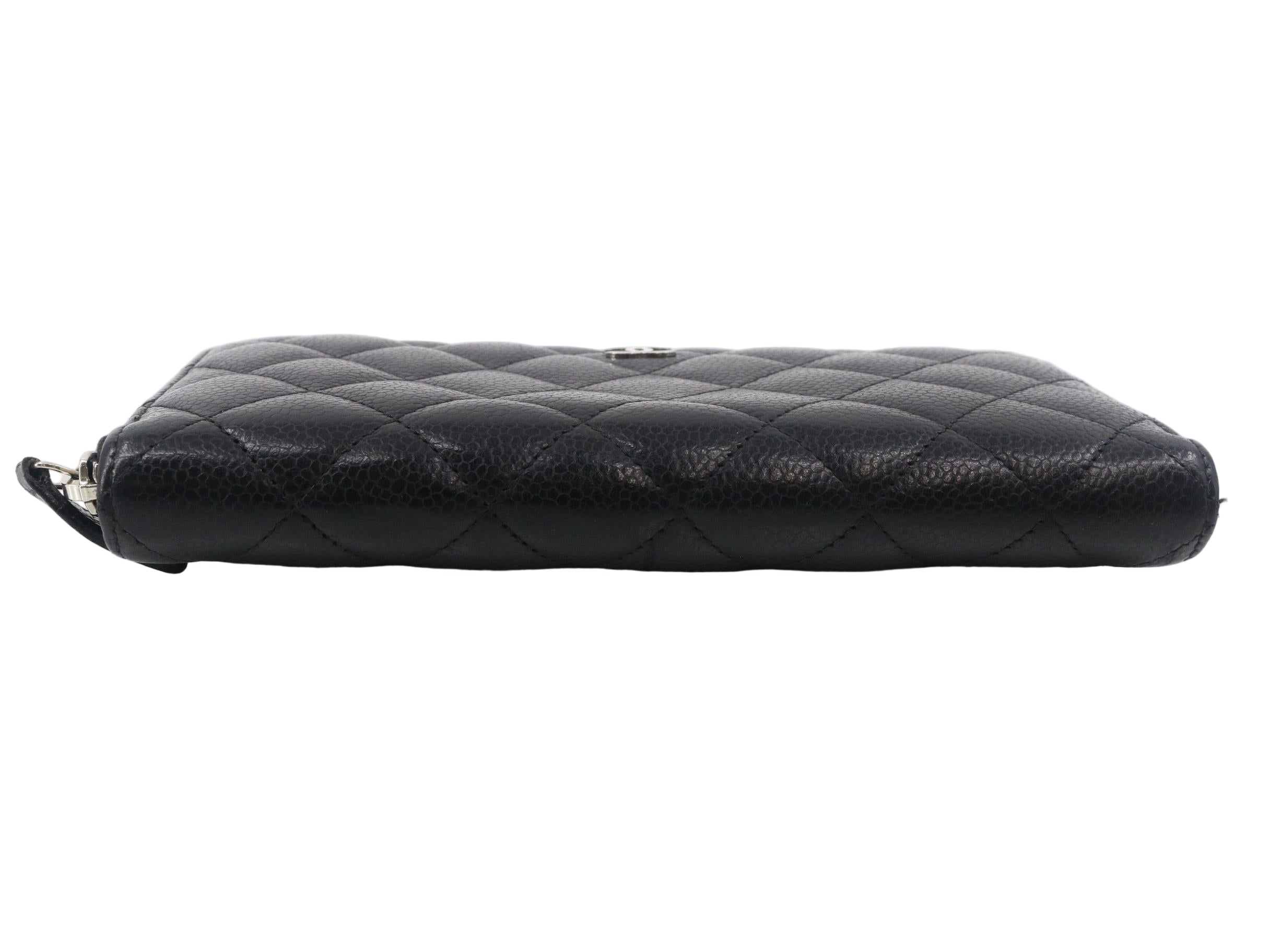 Chanel Zippy Wallet Black Caviar 2918