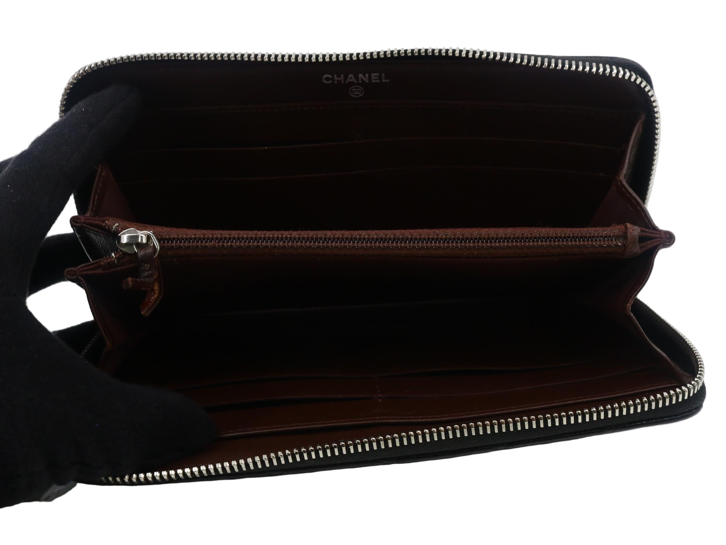 Chanel Zippy Wallet Black Caviar 2918