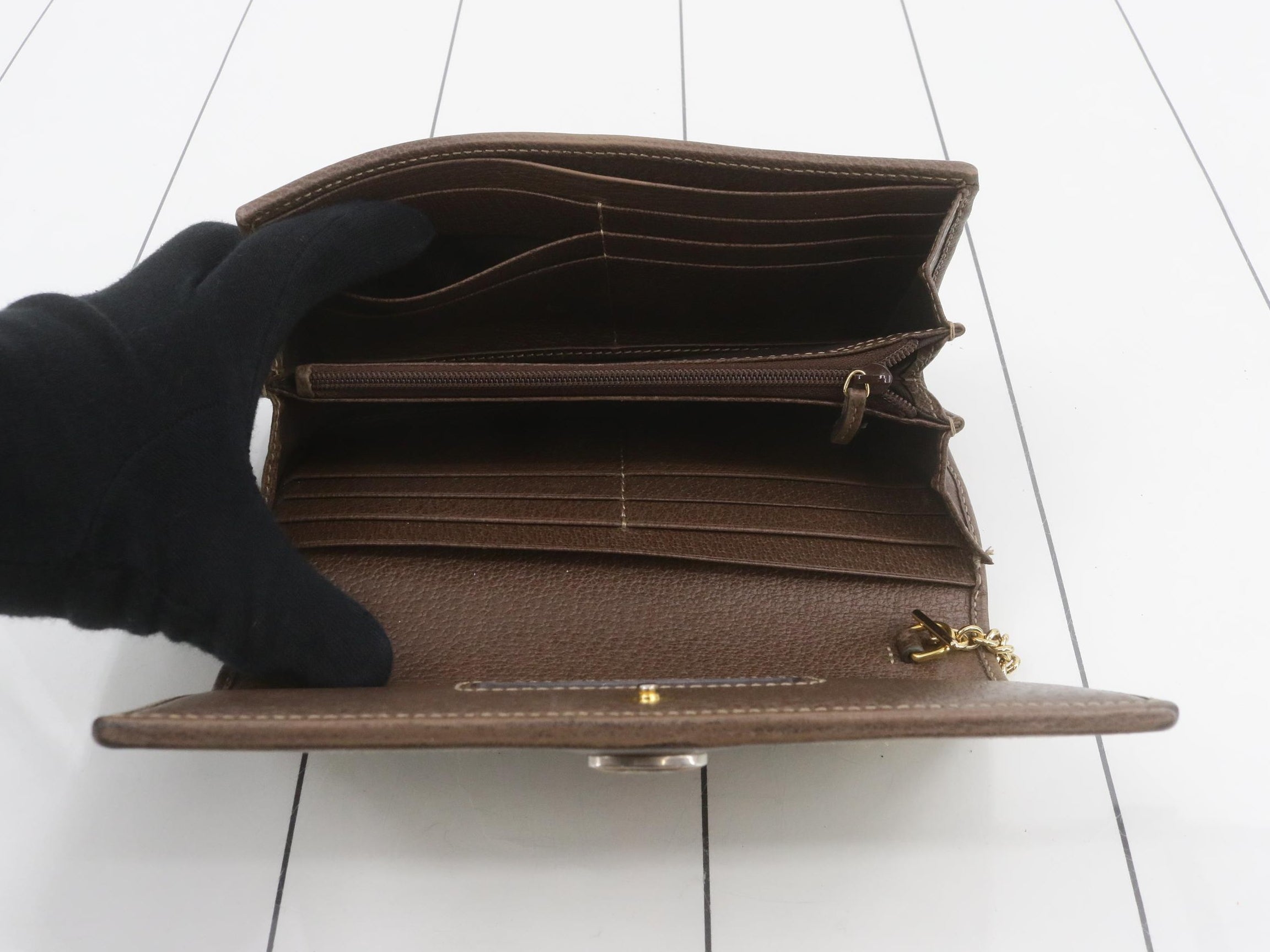 Gucci Ophidia GG Supreme Chain Wallet 2929