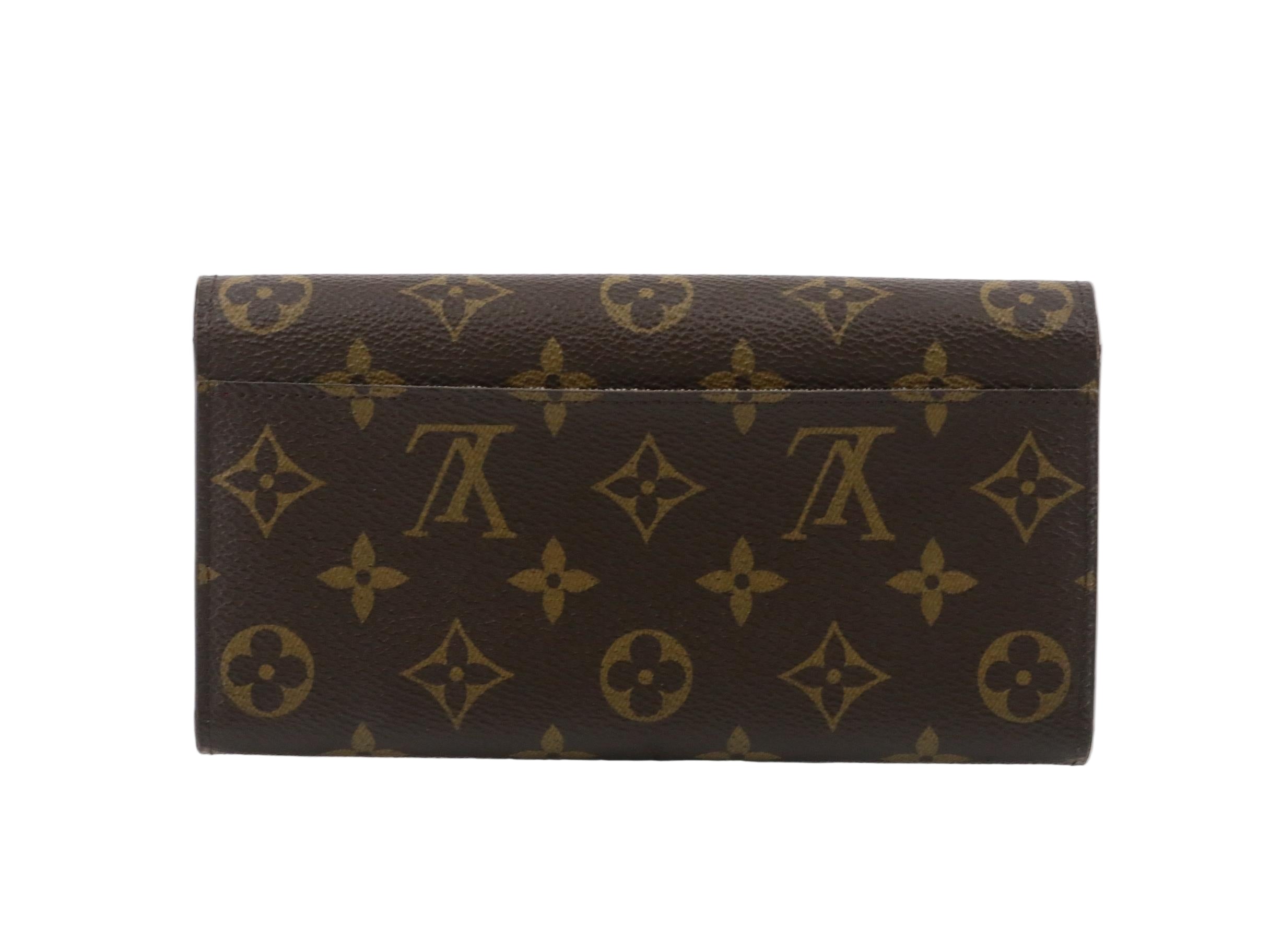 Louis Vuitton Sarah Wallet NM Monogram Fuchsia 2961