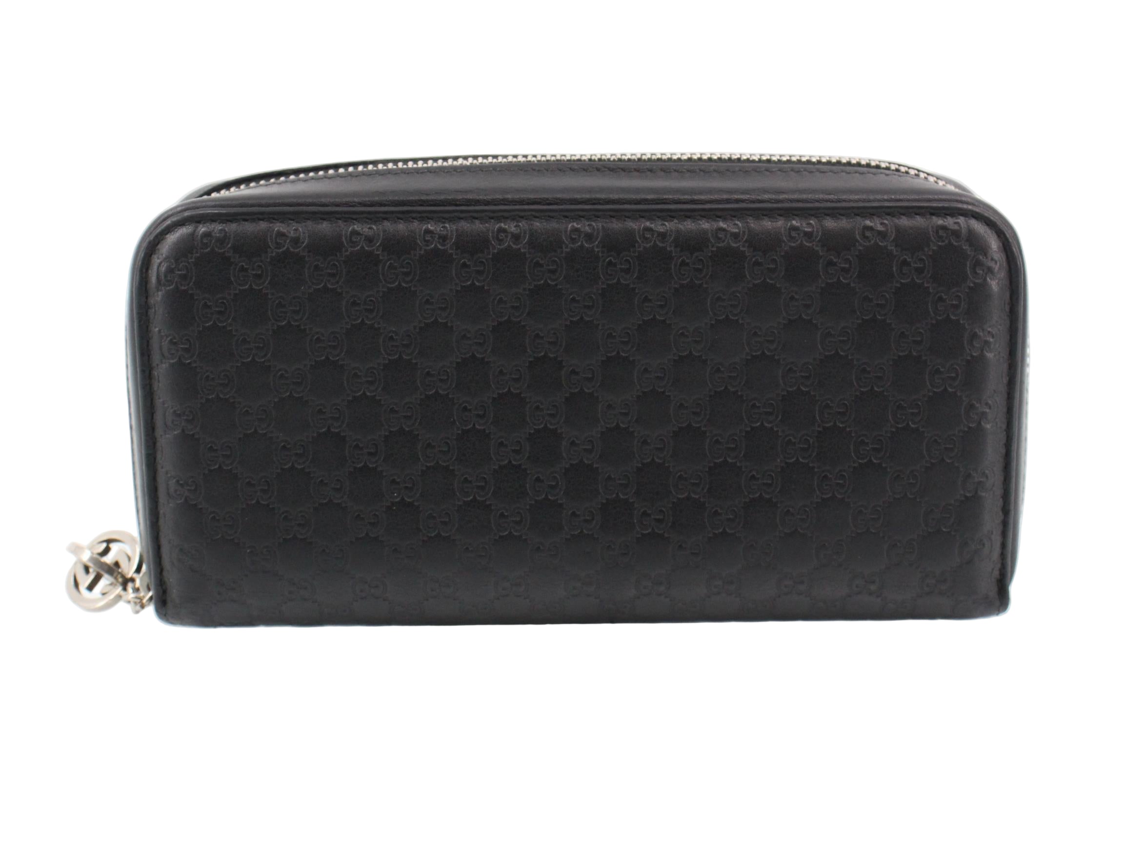 Gucci Zippy Wallet Black Microguccissima 2948