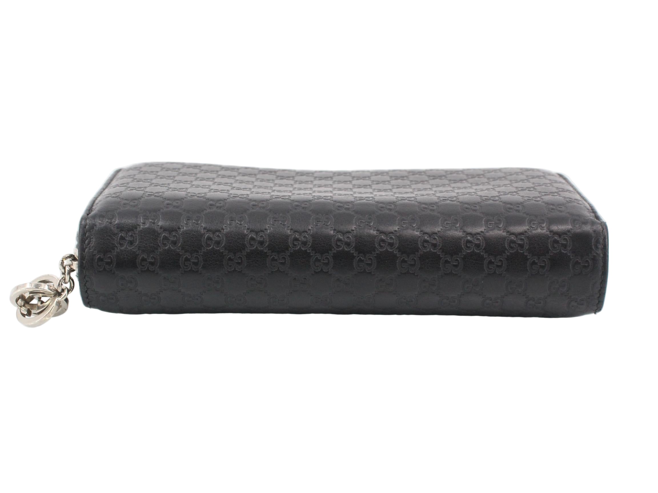Gucci Zippy Wallet Black Microguccissima 2948