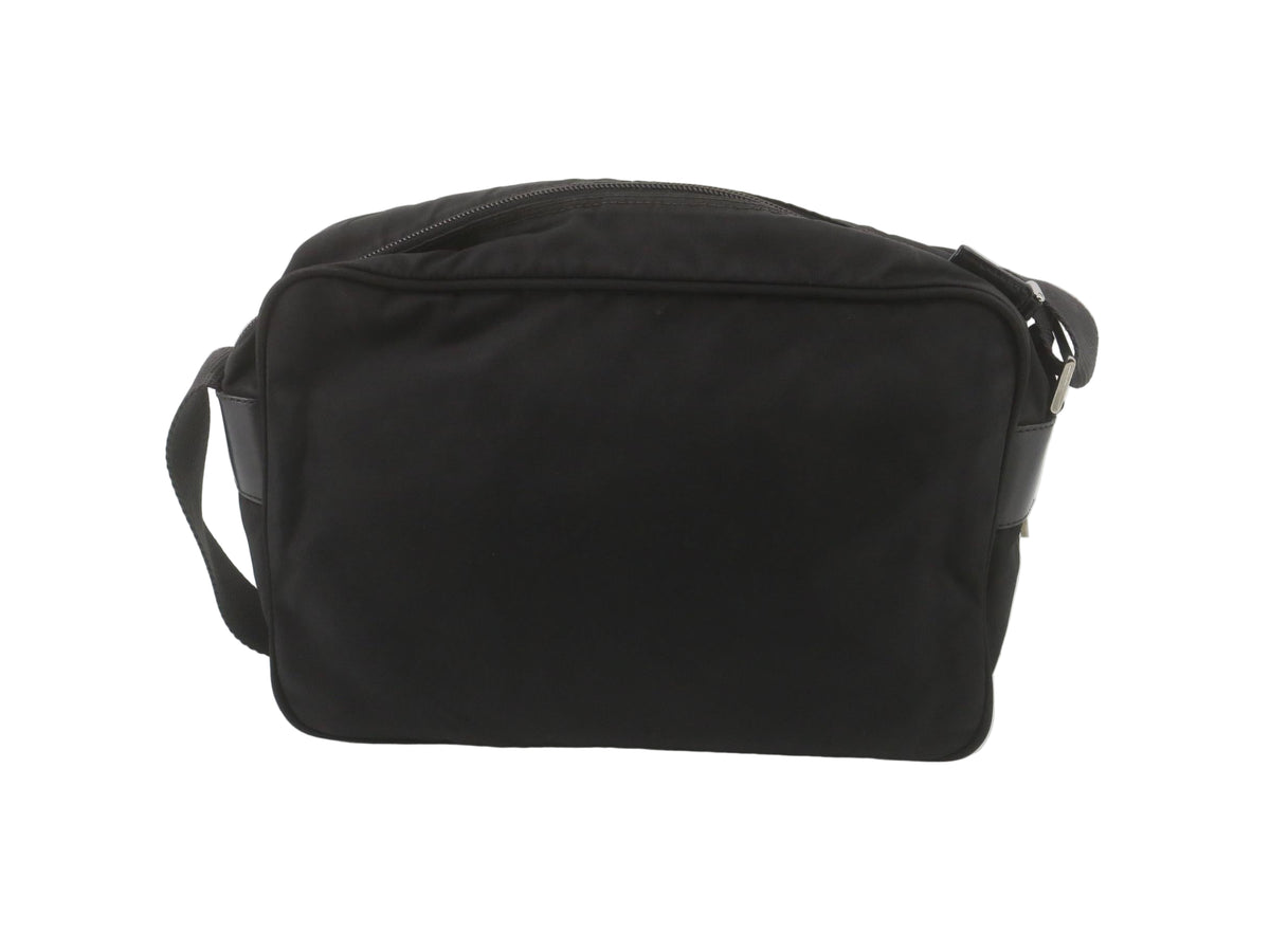 Prada Tessuto Shoulder Bag Black Nylon 2978
