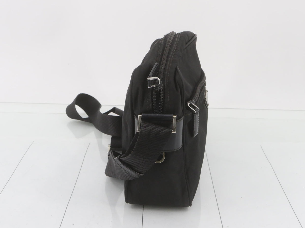 Prada Tessuto Shoulder Bag Black Nylon 2978
