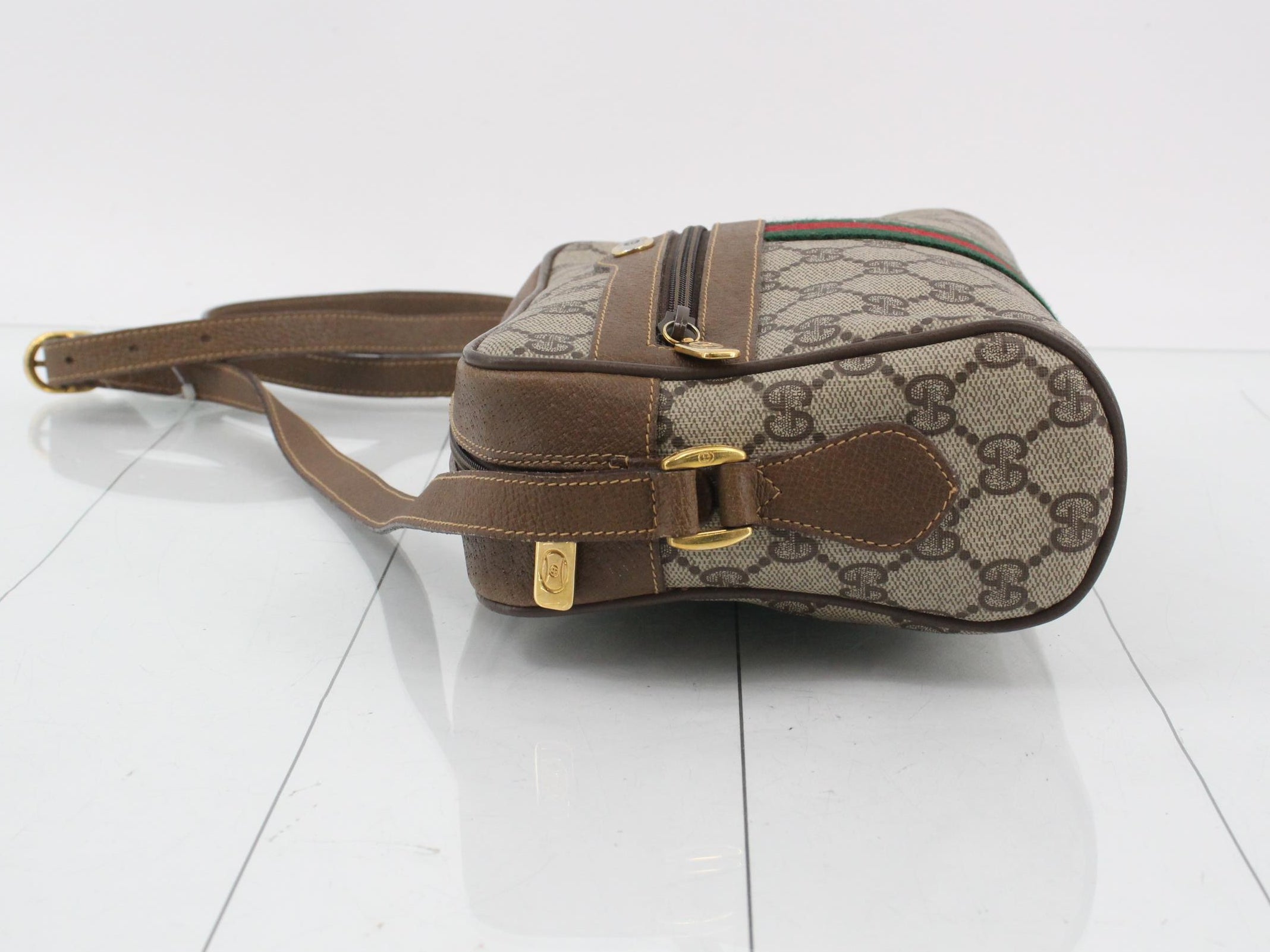 Gucci Vintage Crossbody GG Supreme Sherry Line 2981