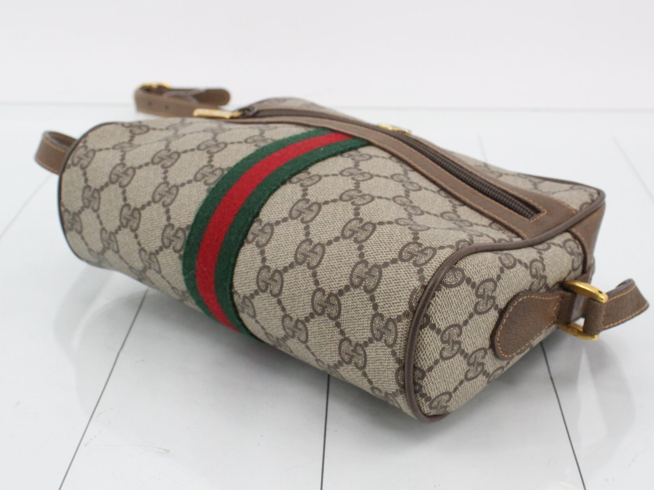 Gucci Vintage Crossbody GG Supreme Sherry Line 2981