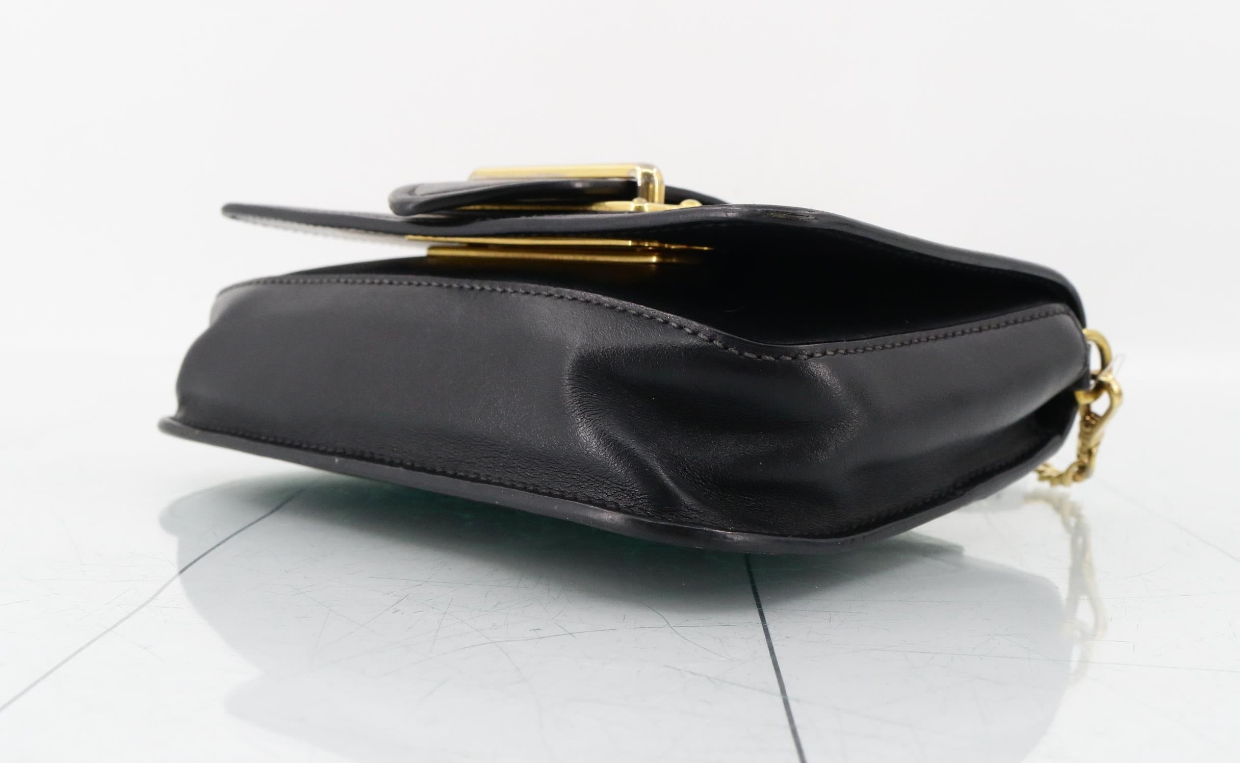 Prada City Calf Cahier Crossbody Black Leather 2985