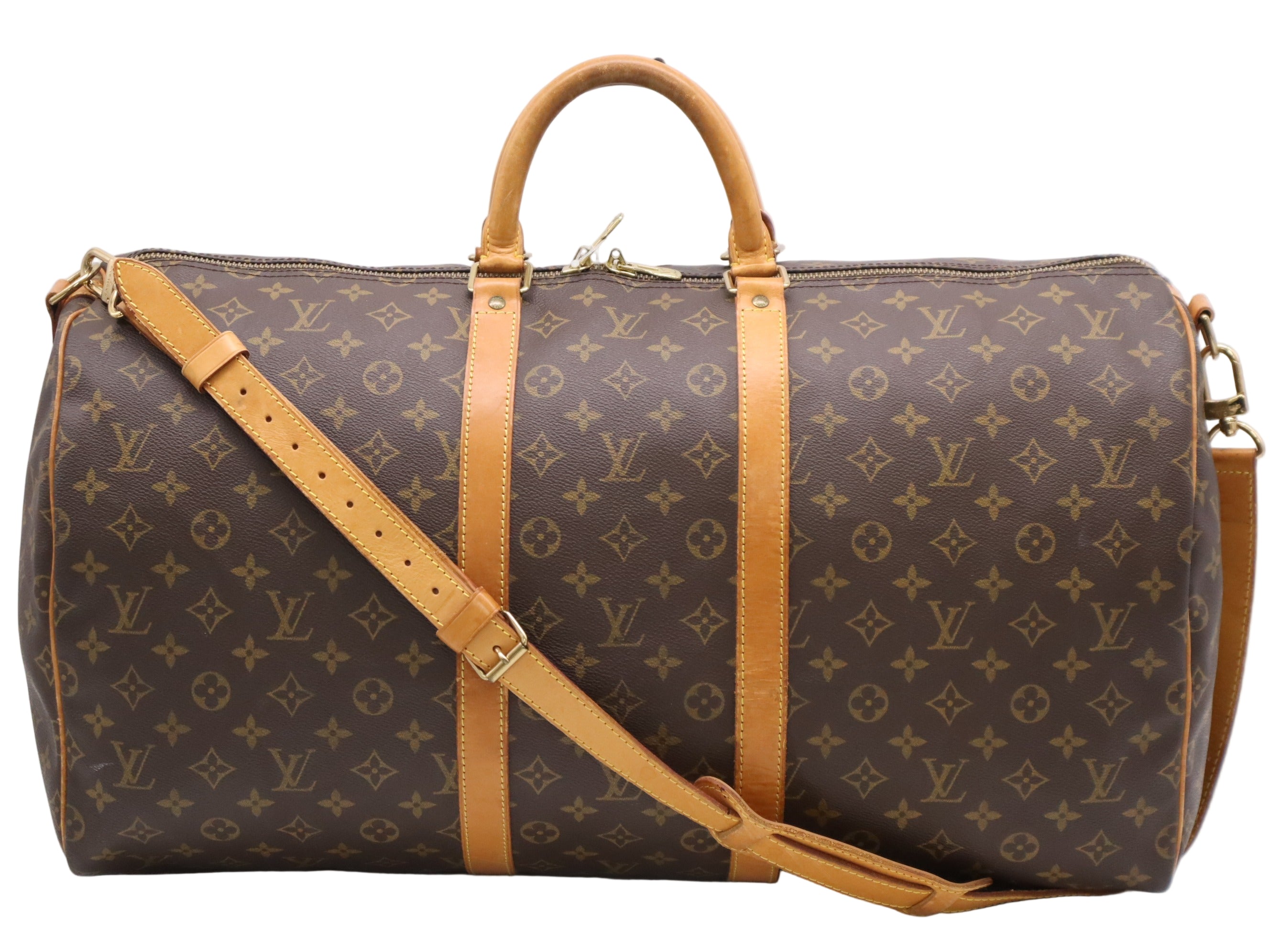 Louis Vuitton Keepall 55cm Bandouliere Monogram 2986