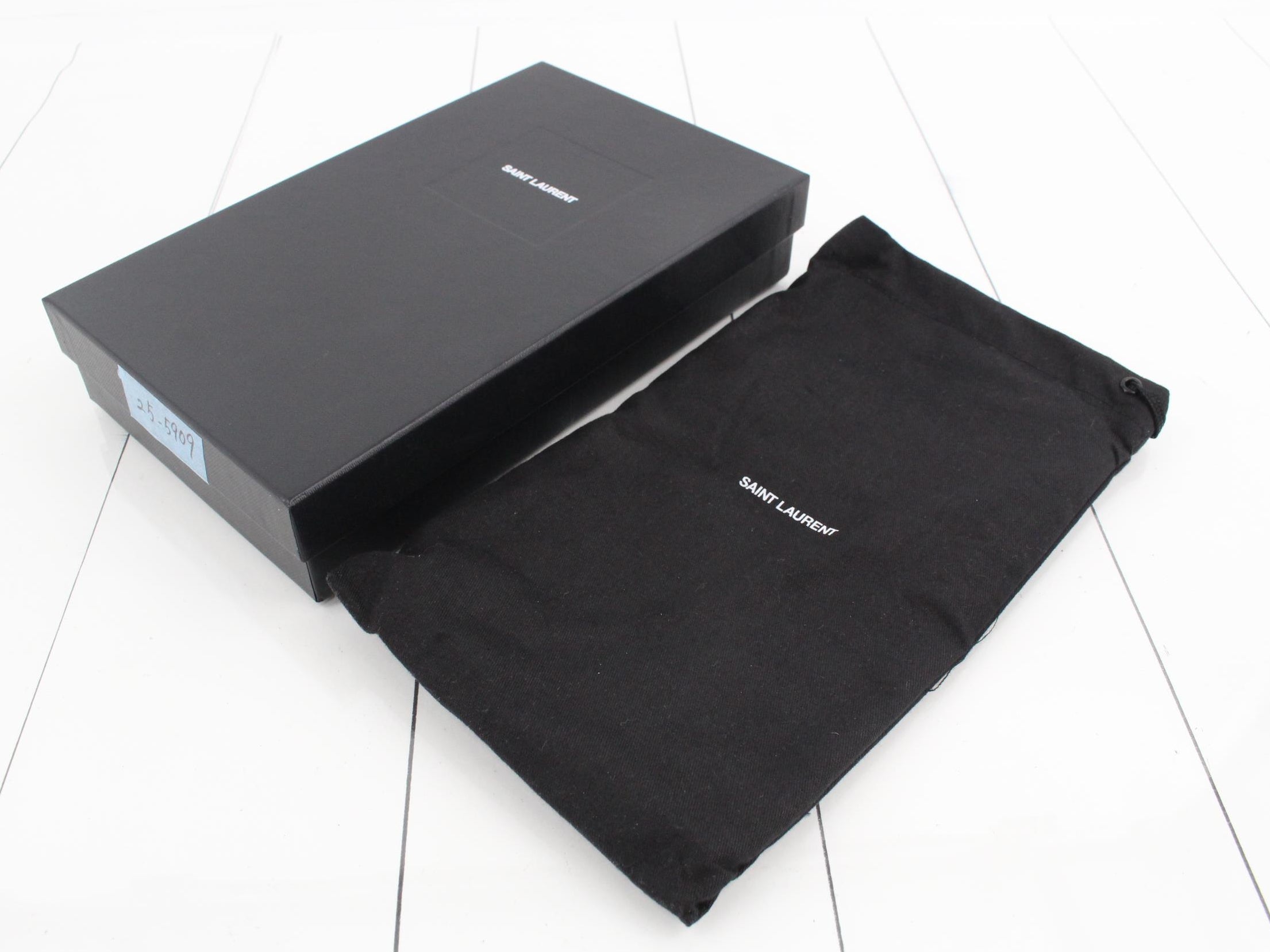 YSL Cassandra Wallet Burgundy Chevron 2992