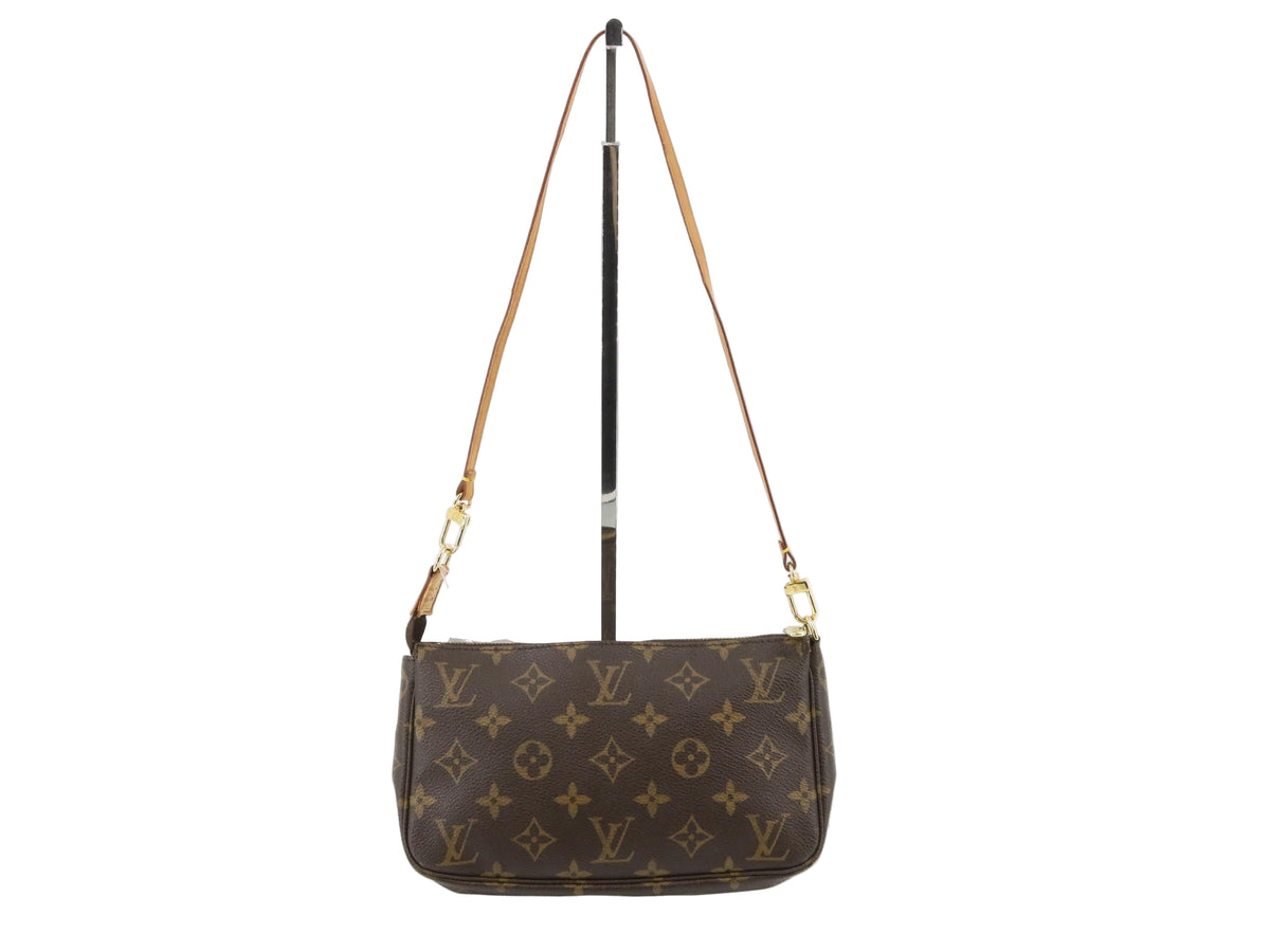 Louis Vuitton Pochette Accessories Long Strap Monogram 2993
