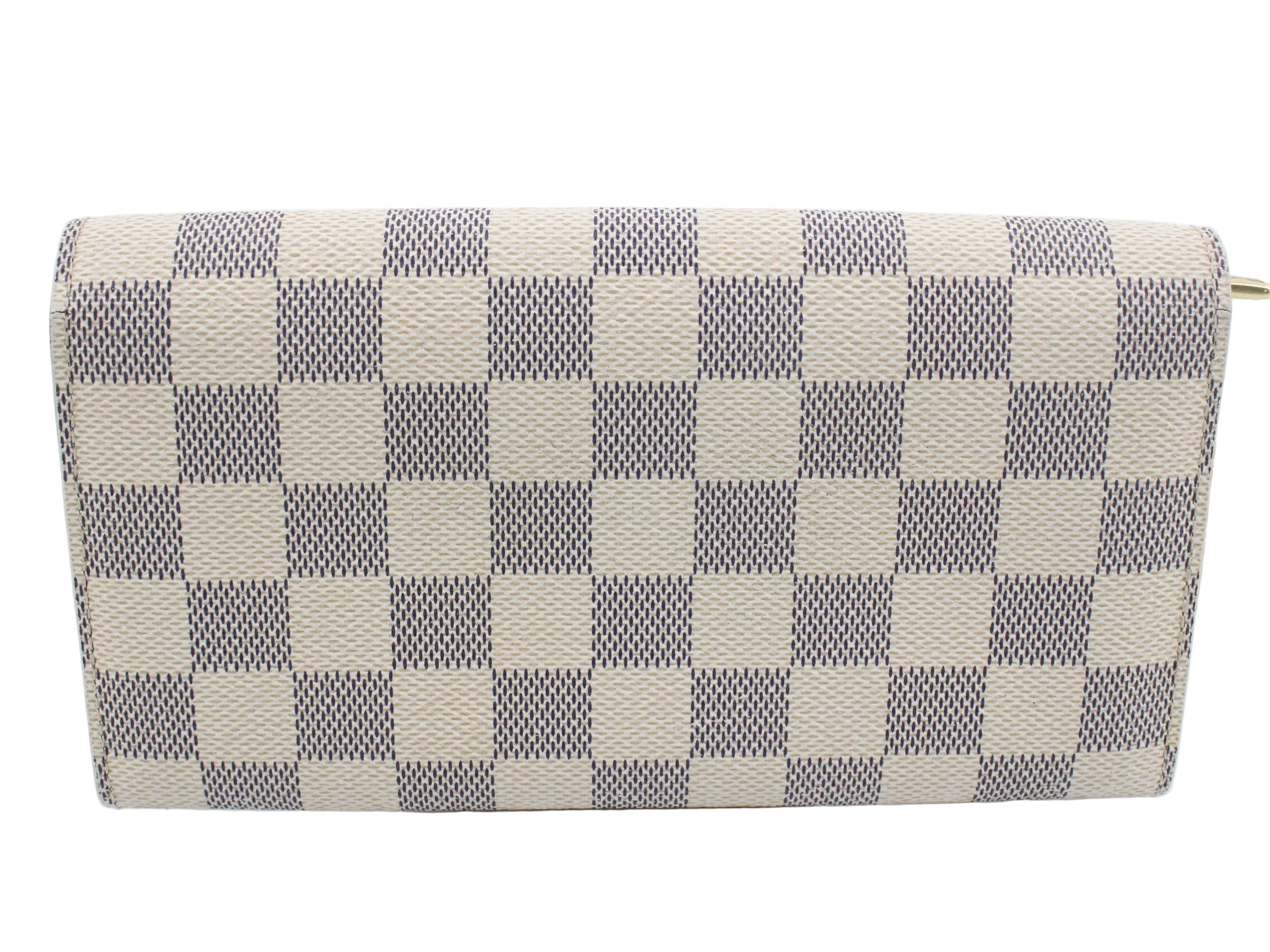 Louis Vuitton Sarah Wallet 10-Card Damier Azur 2995