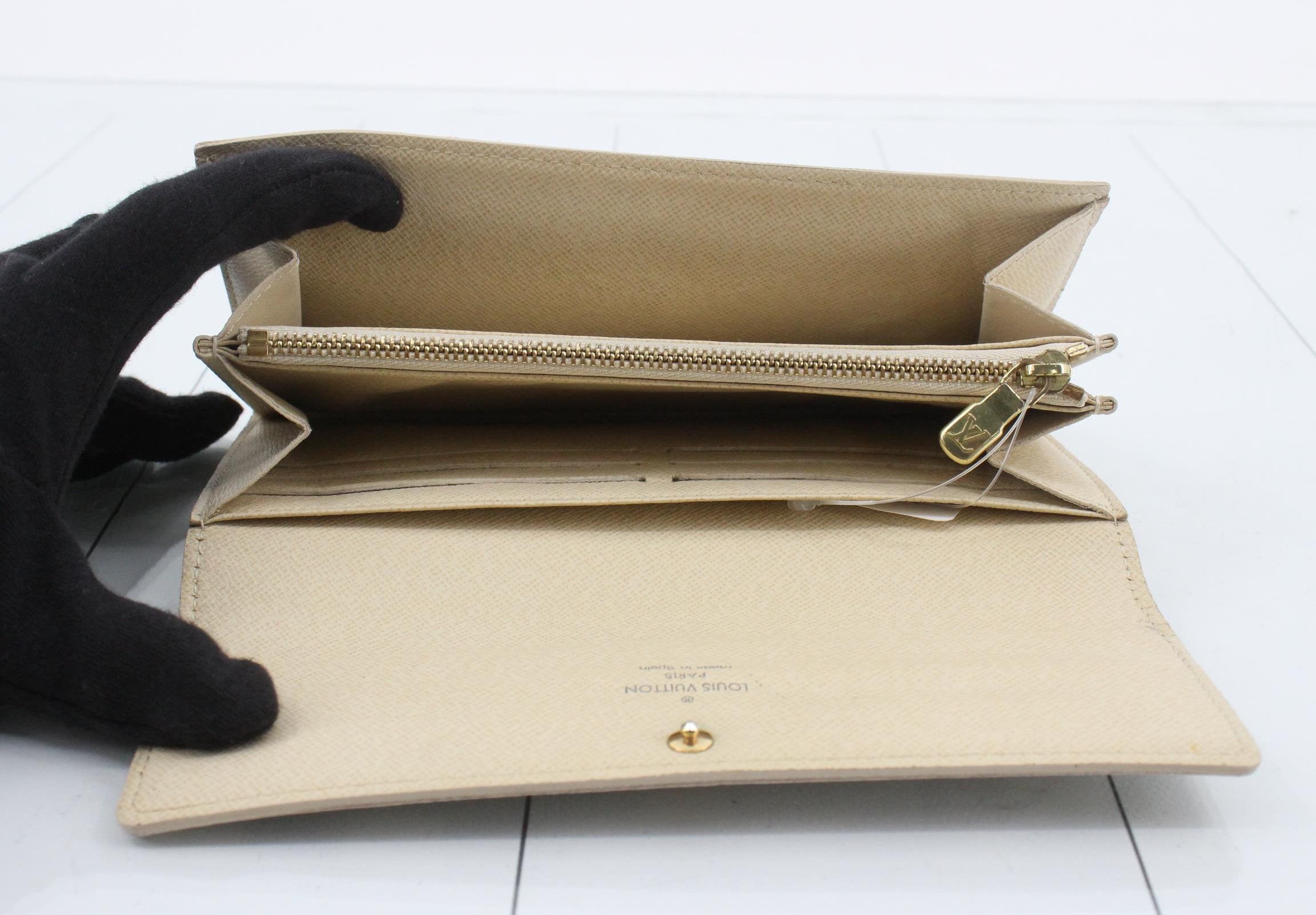 Louis Vuitton Sarah Wallet 10-Card Damier Azur 2995