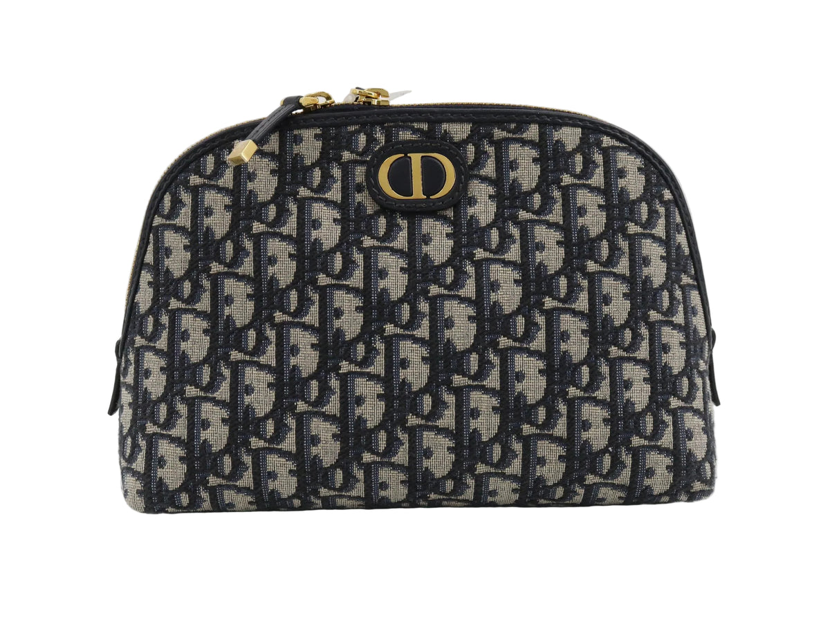 Dior 30 Montaigne Aphrodite Pouch Oblique Navy 3061