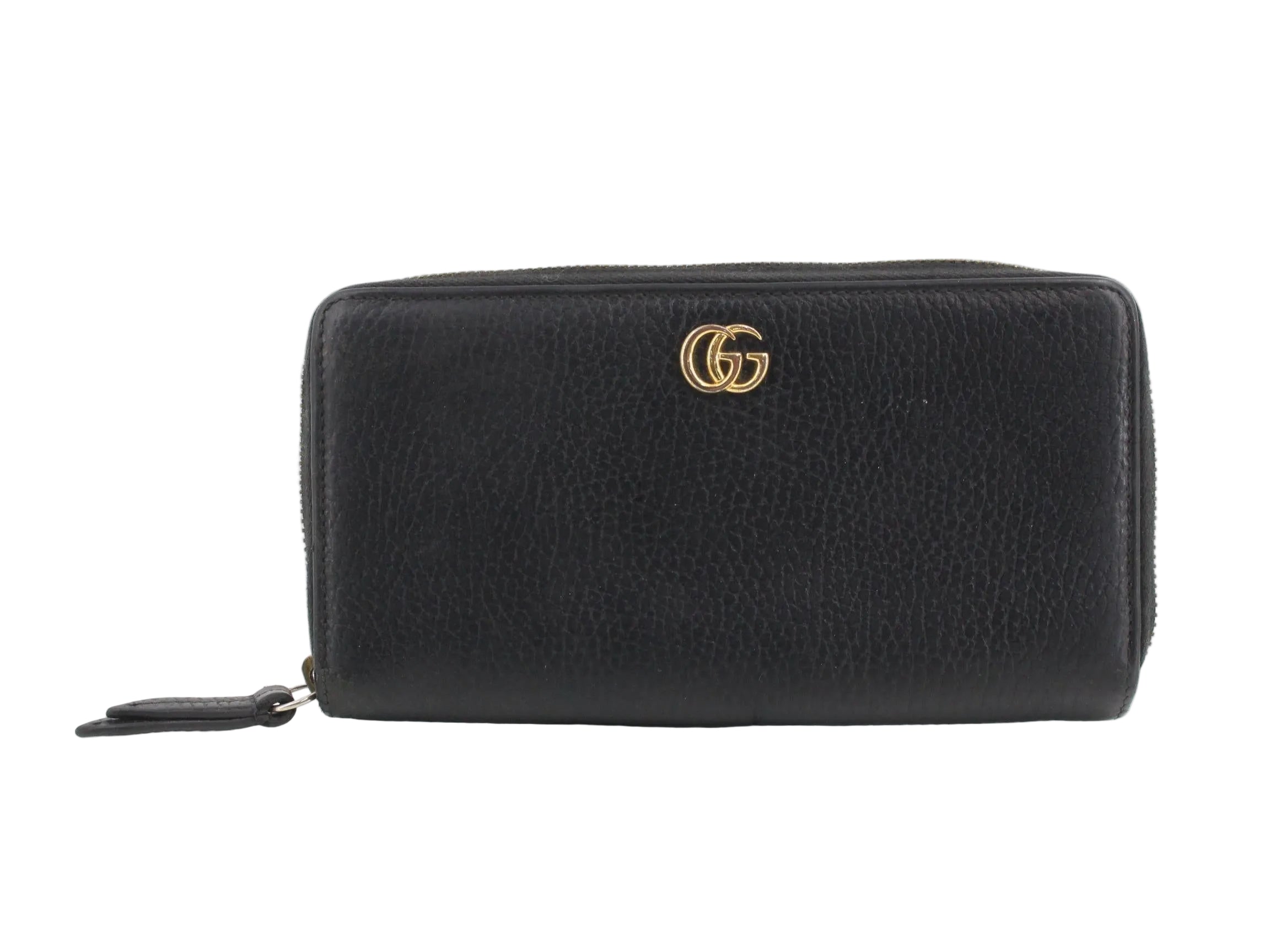 Gucci GG Marmont Zippy Wallet Black 3075
